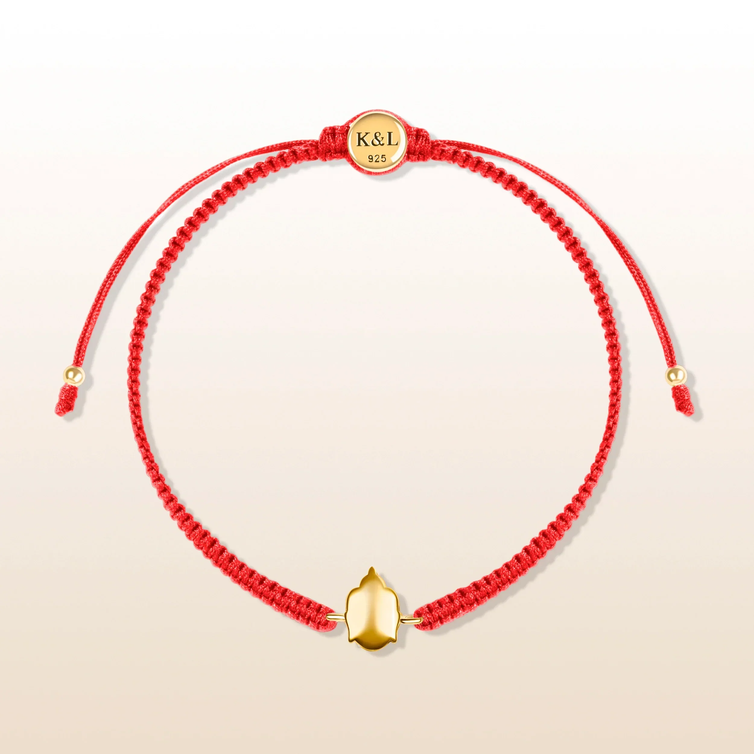 Harmonious Serenity Thai Buddha Red String Bracelet - Image 3