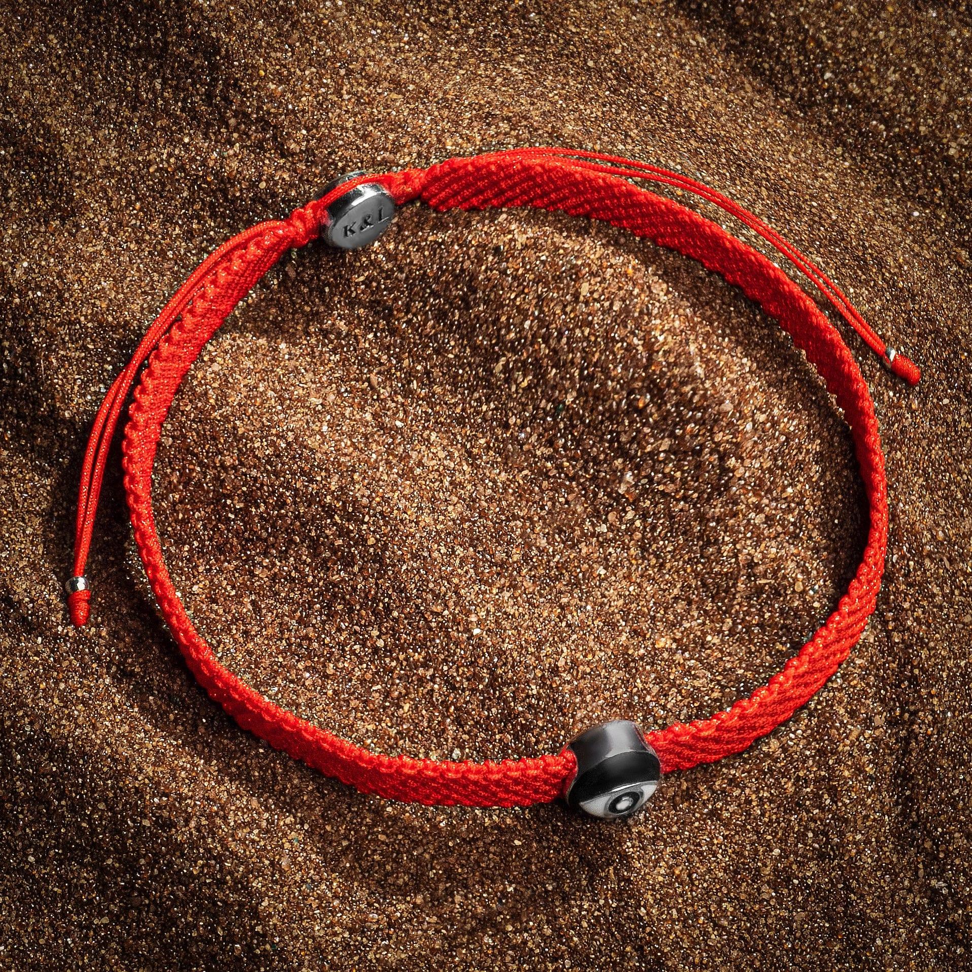 Hopeful Outlook Evil Eye Red String Bracelet - Image 3