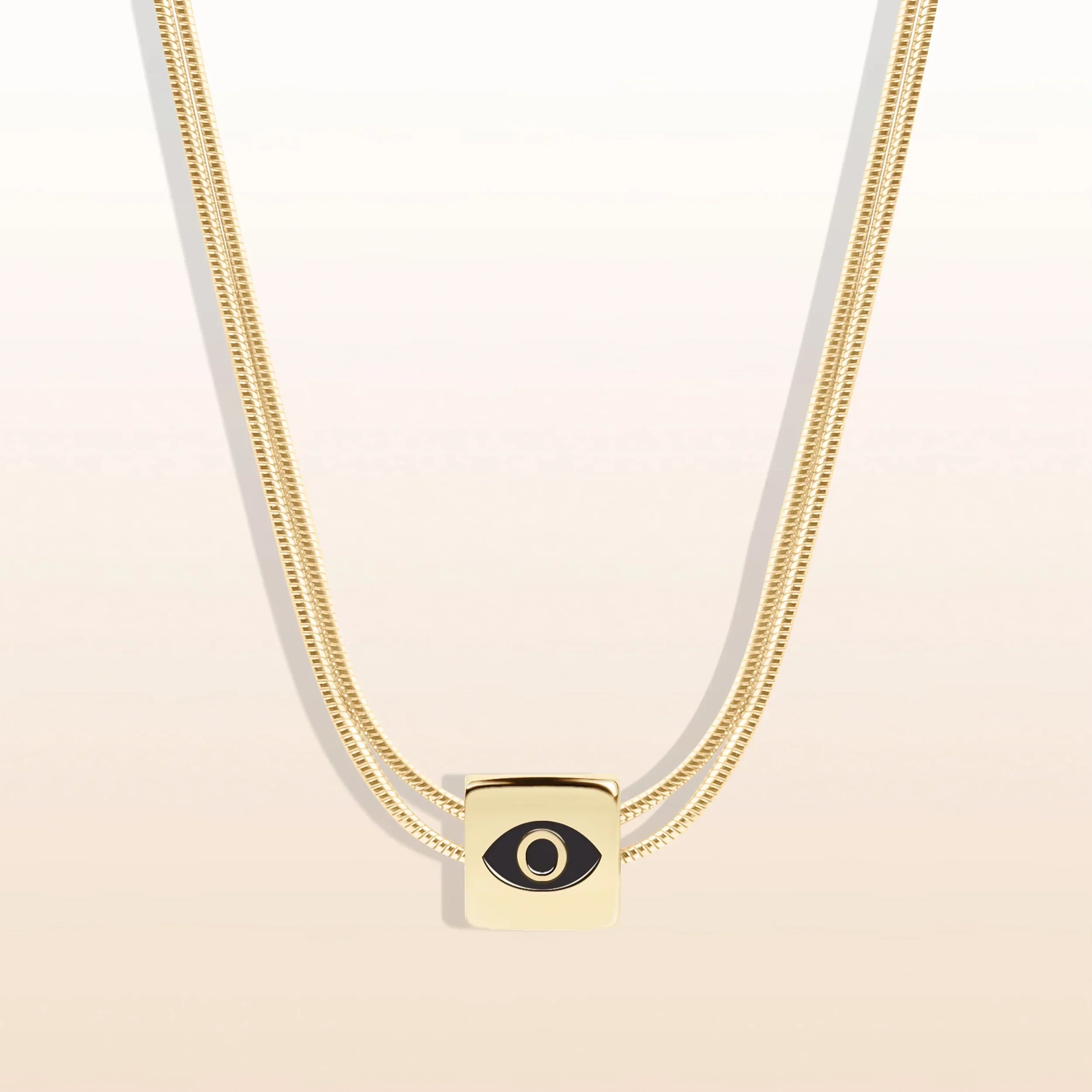 Imagine & Dream Amethyst Evil Eye February Birthstone Necklace - Image 4