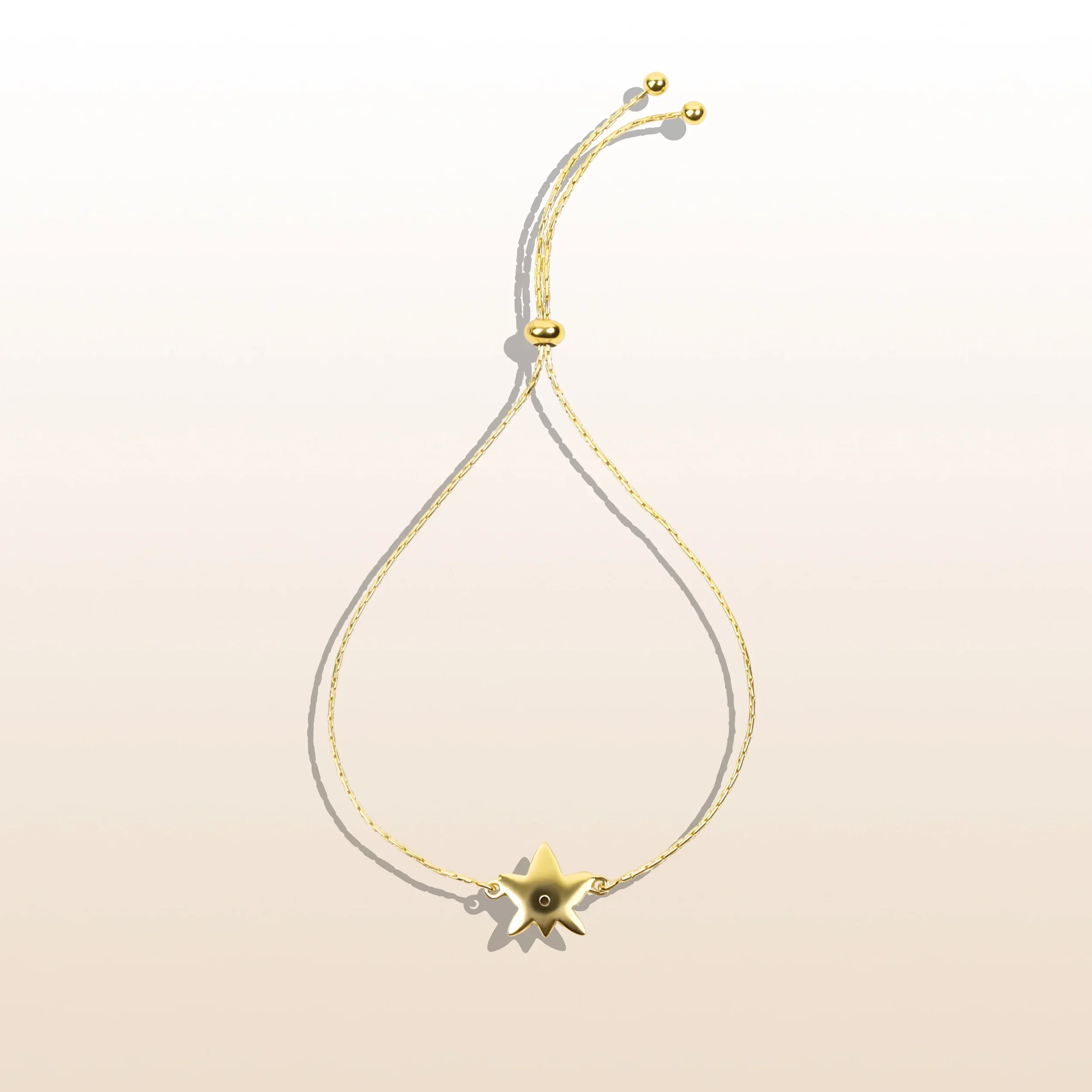 In Full Bloom Diamond Lotus Charm Bracelet - Image 3
