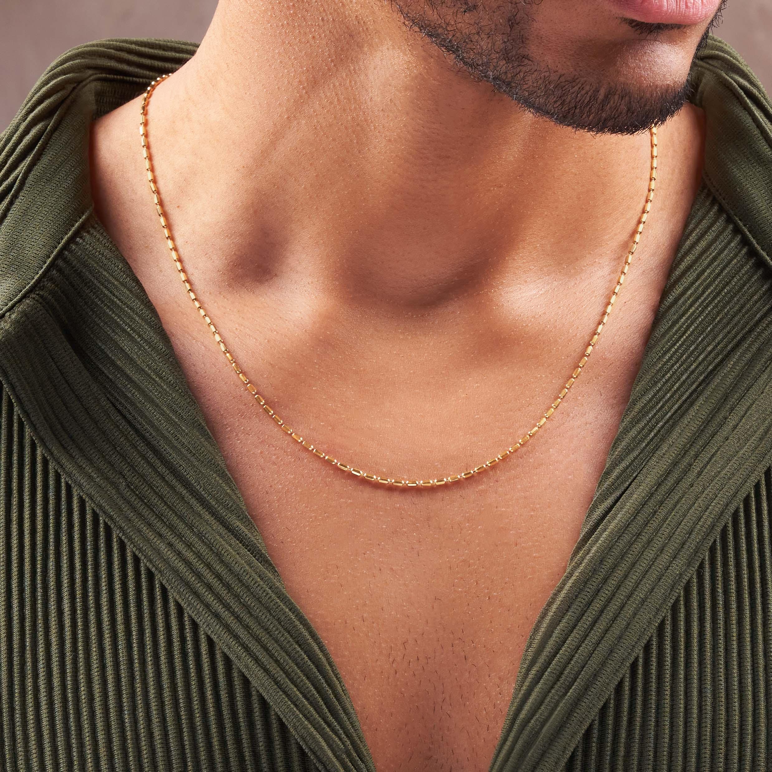 Infinite Energy Diamond Cut Gold Necklace - Image 2