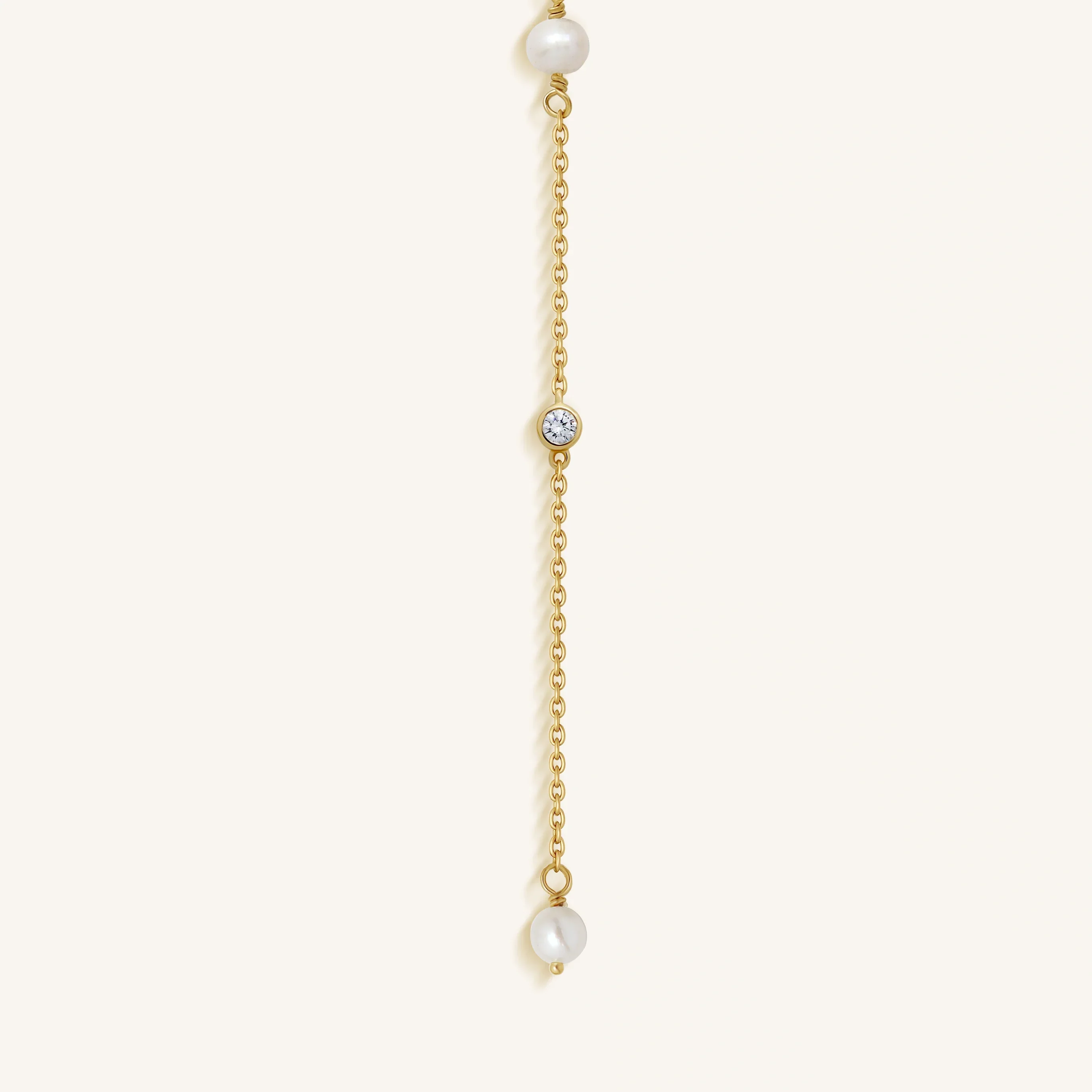 Intuition & Grace Rainbow Moonstone & Pearl Butterfly Gold Necklace - Image 6
