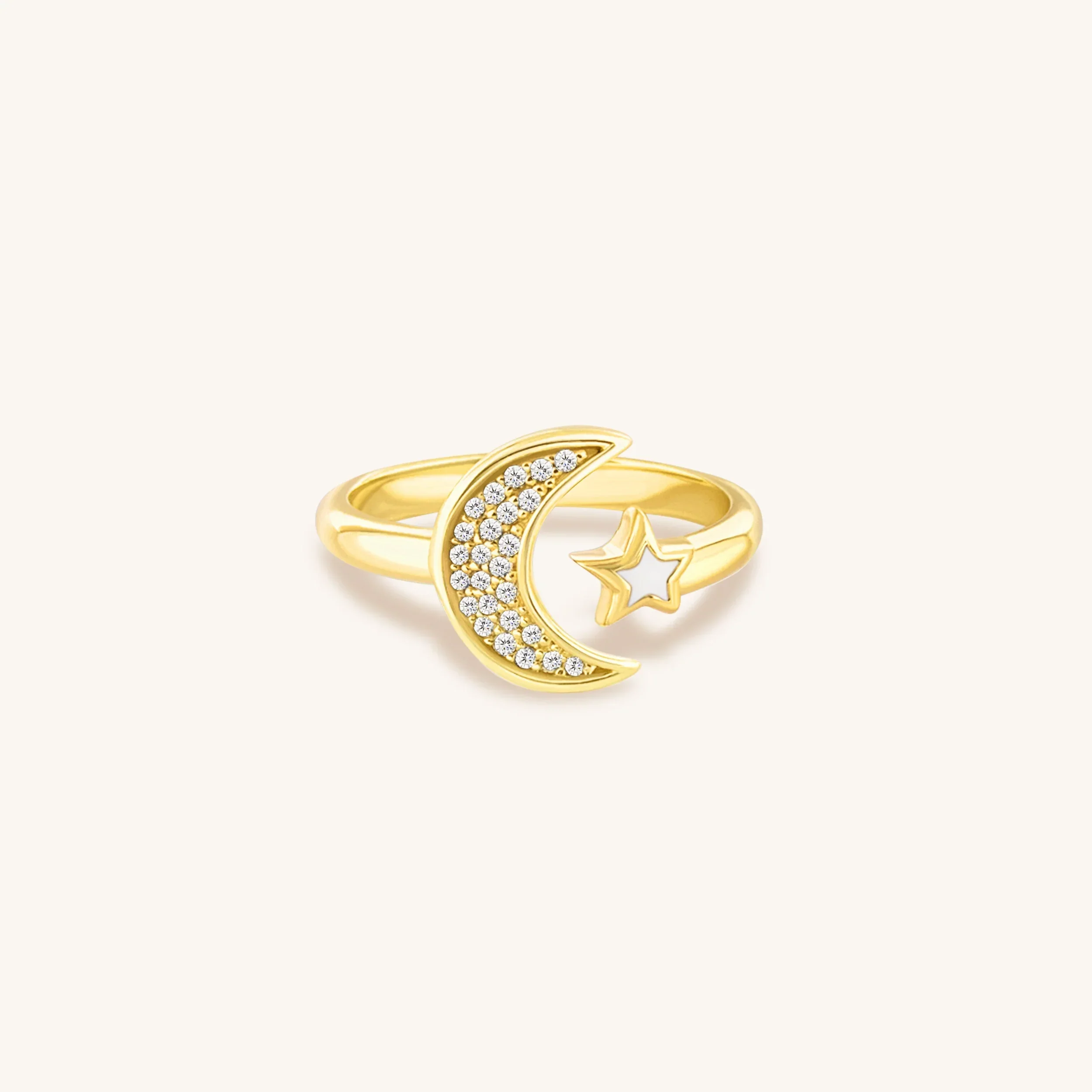 Intuitive Power Moon & Star Ring - Image 3
