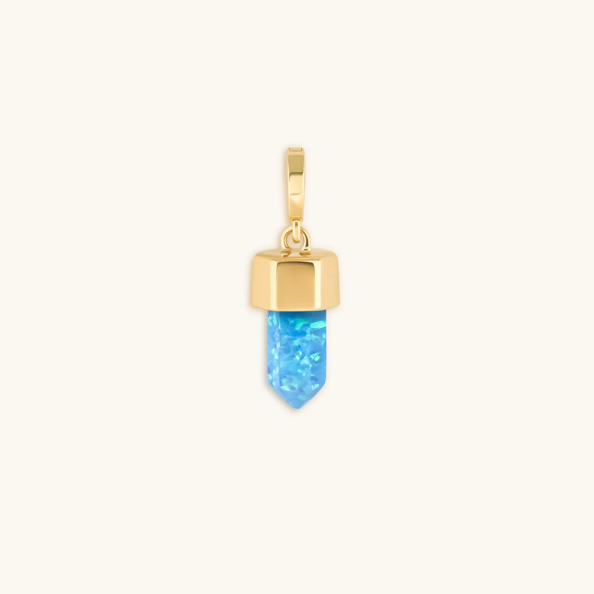 Joy Seeker Lab Blue Opal Pointer Charm