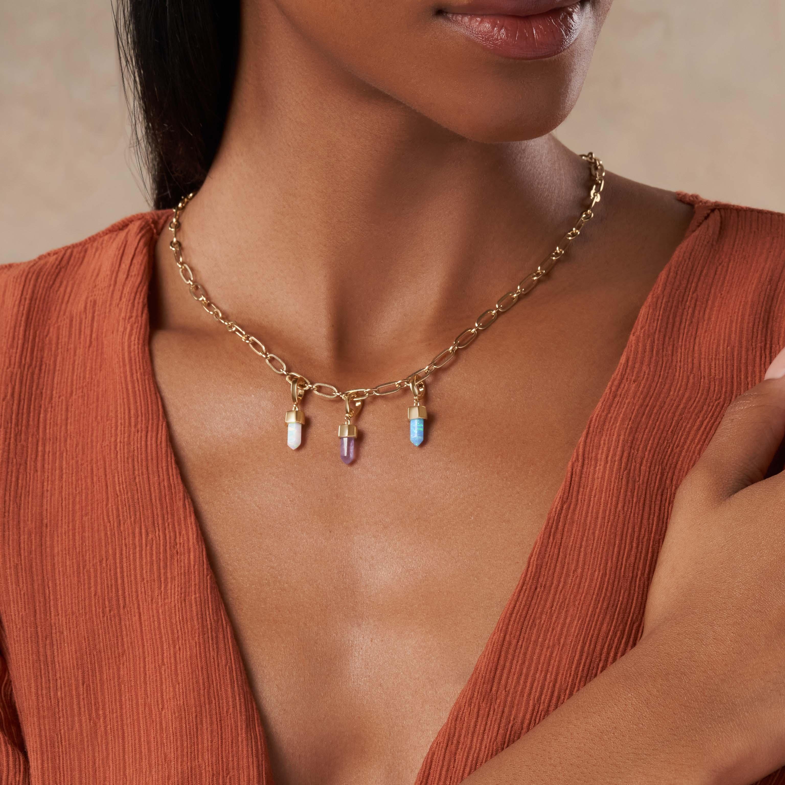 Joy Seeker Lab Blue Opal Pointer Charm - Image 4