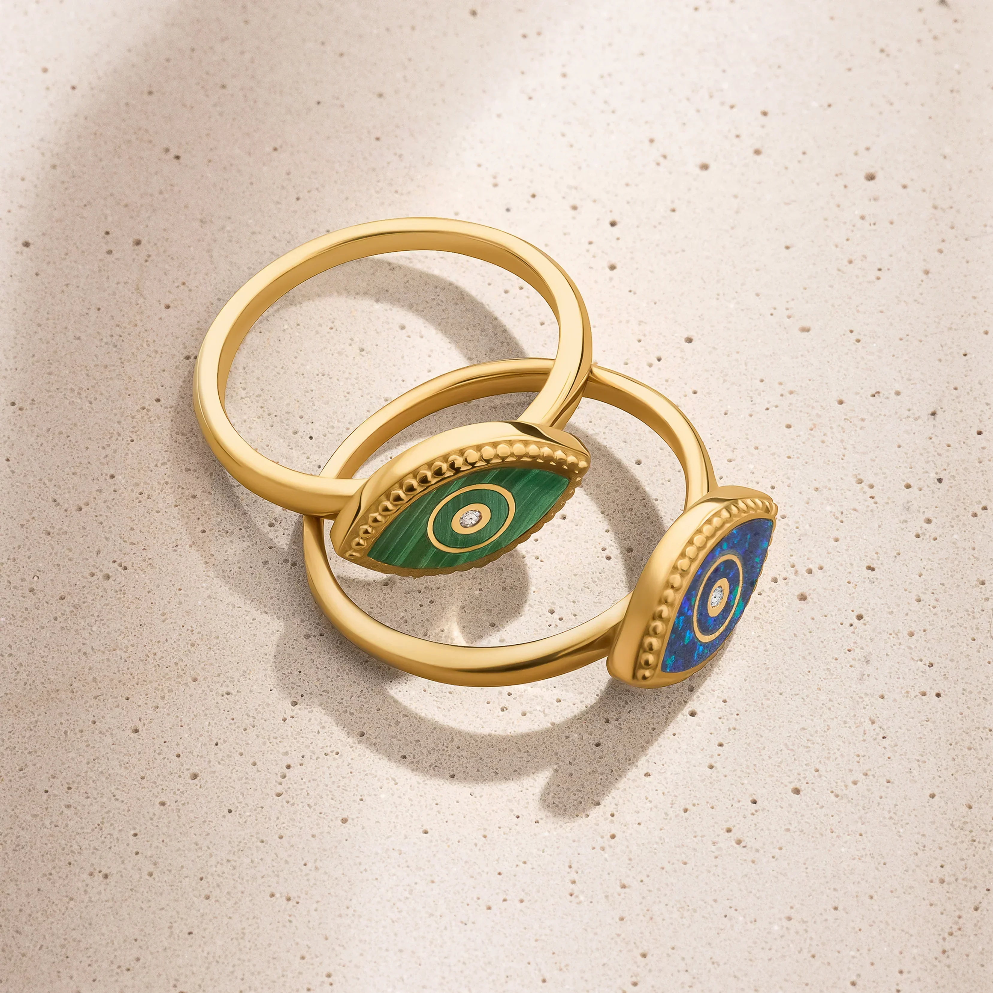 Prophetic Soul Lab Blue Opal Evil Eye Ring - Image 4