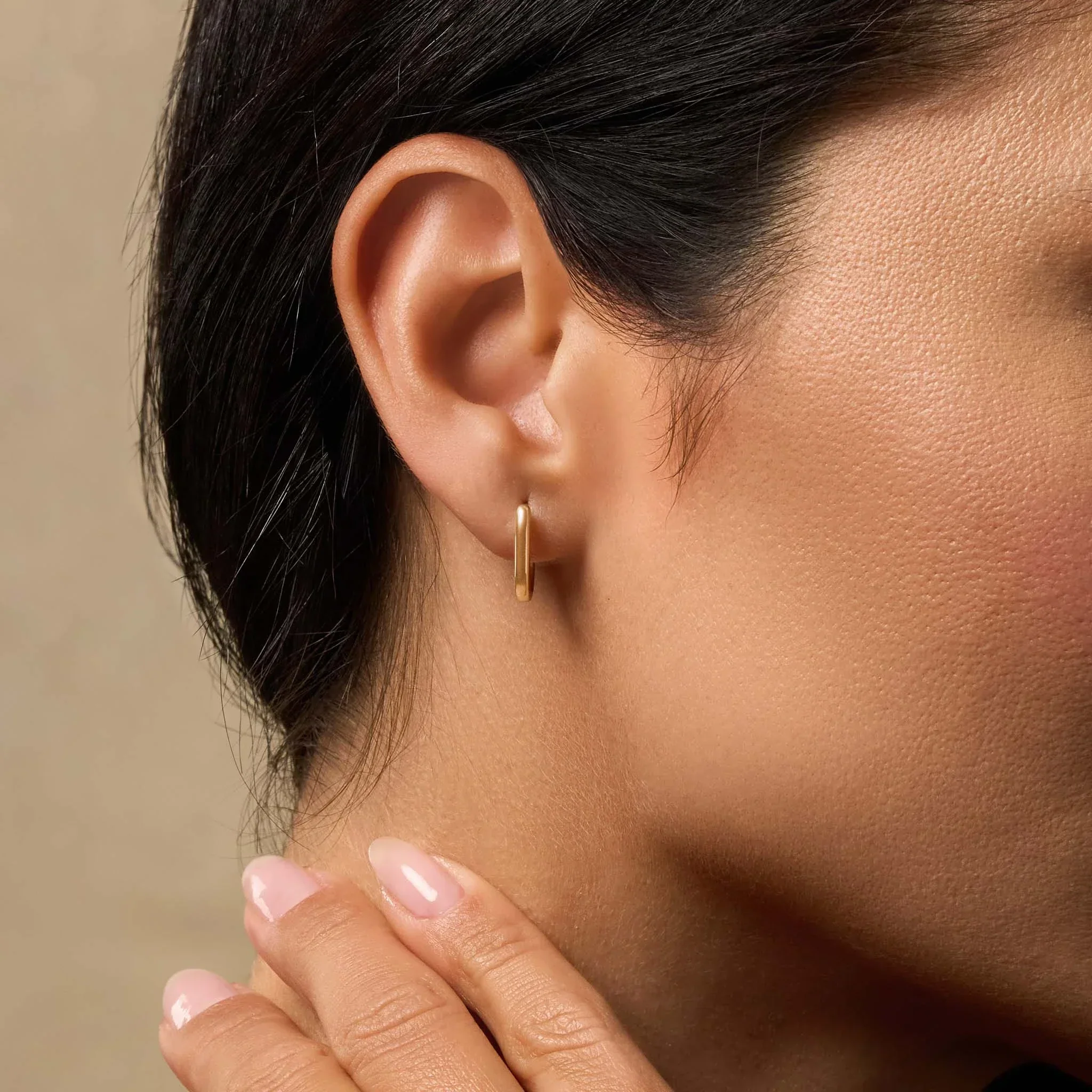 Karmic Cycles Gold Earrings - Image 2