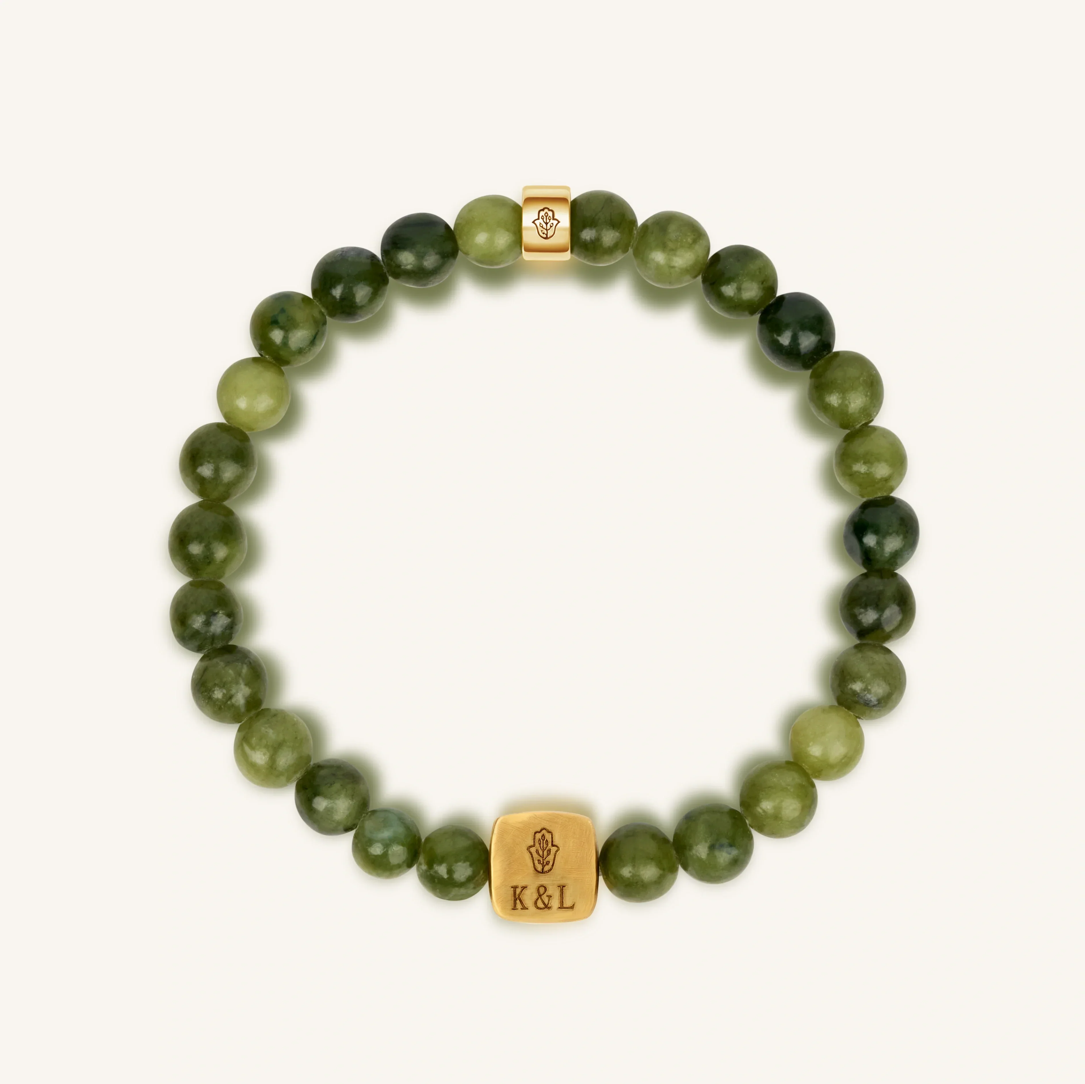 Karmic Elevation Jade & Amethyst Bracelet - Image 3