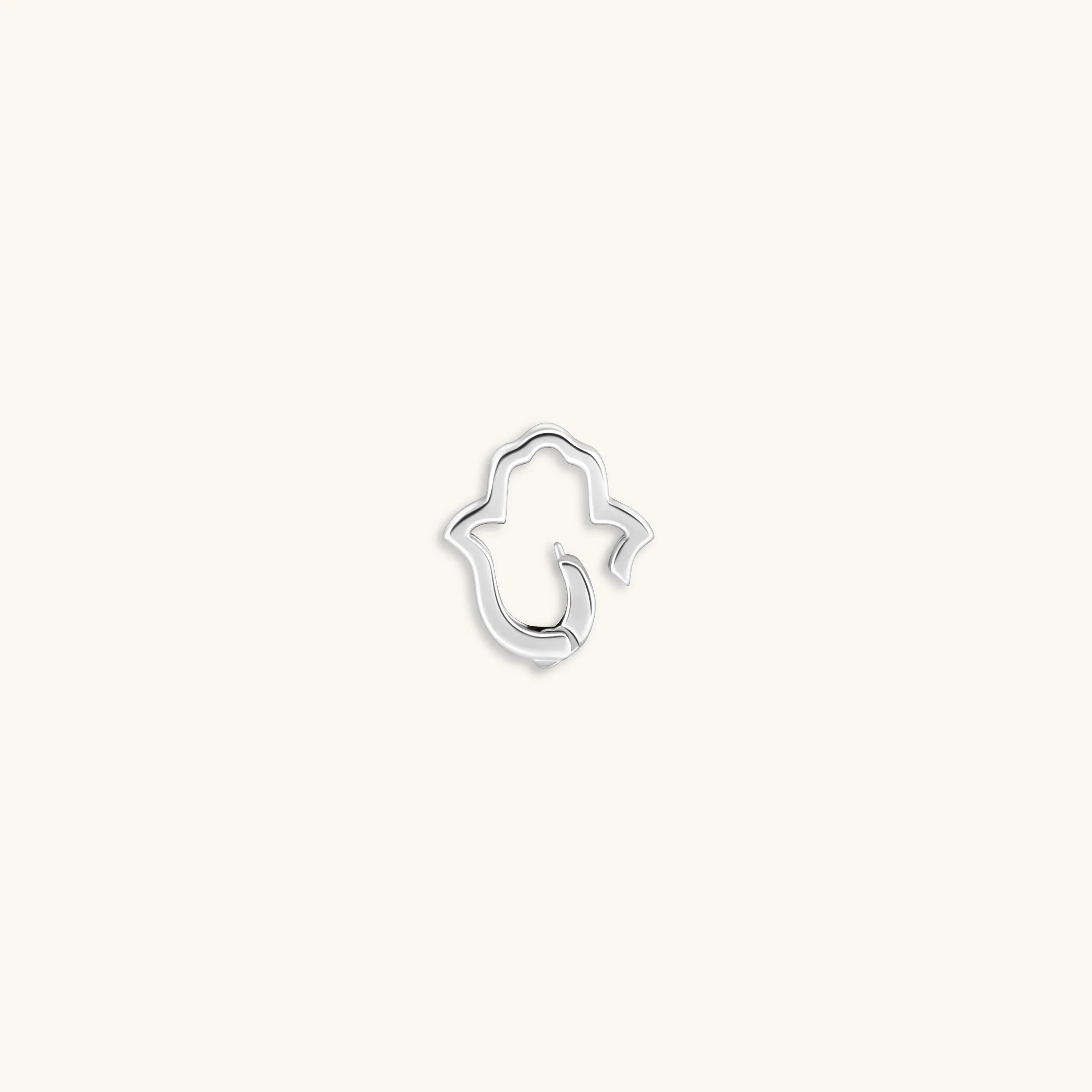 Loyal Link Silver Hamsa Lock - Image 3