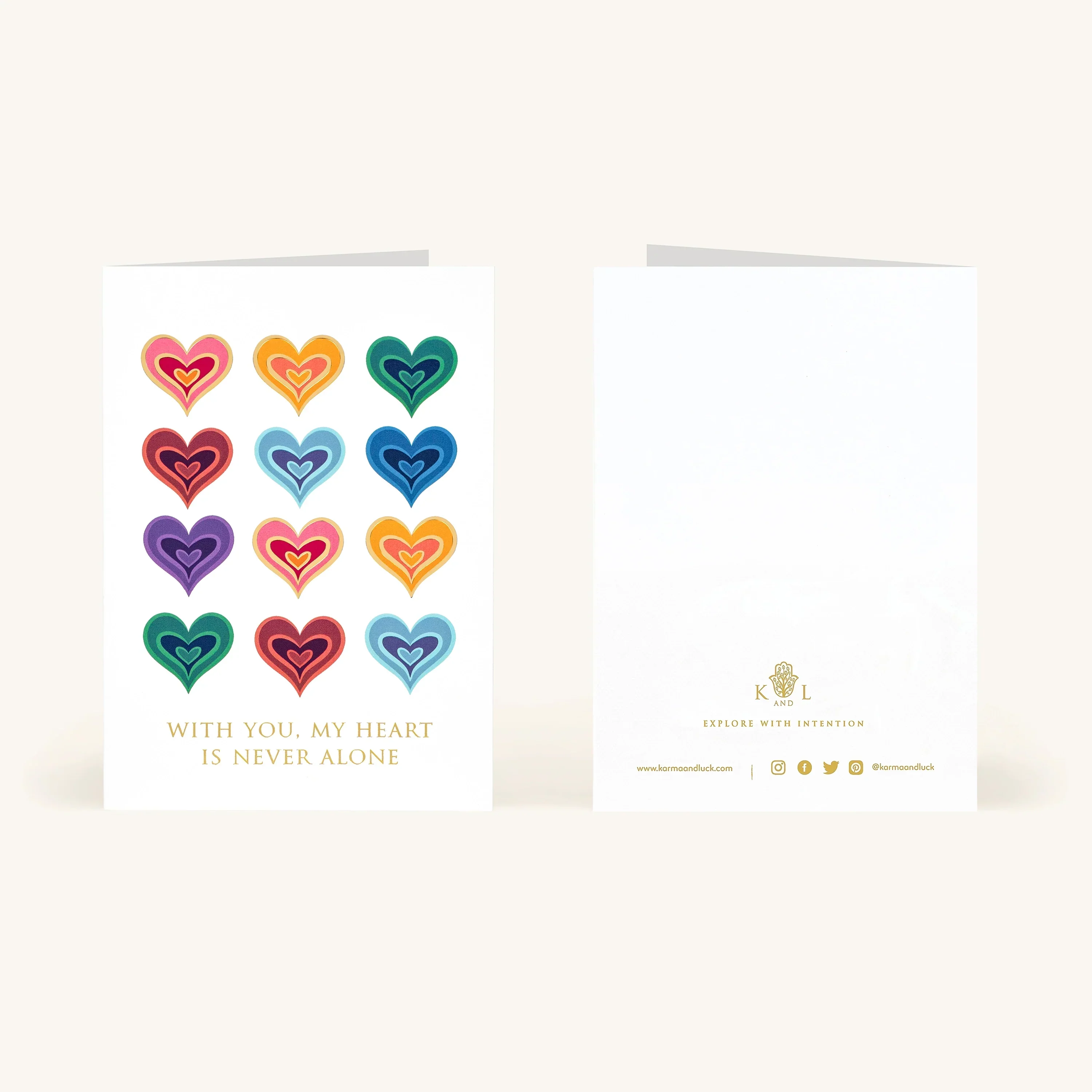 Lustrious Heart Valentine’s Day Card
