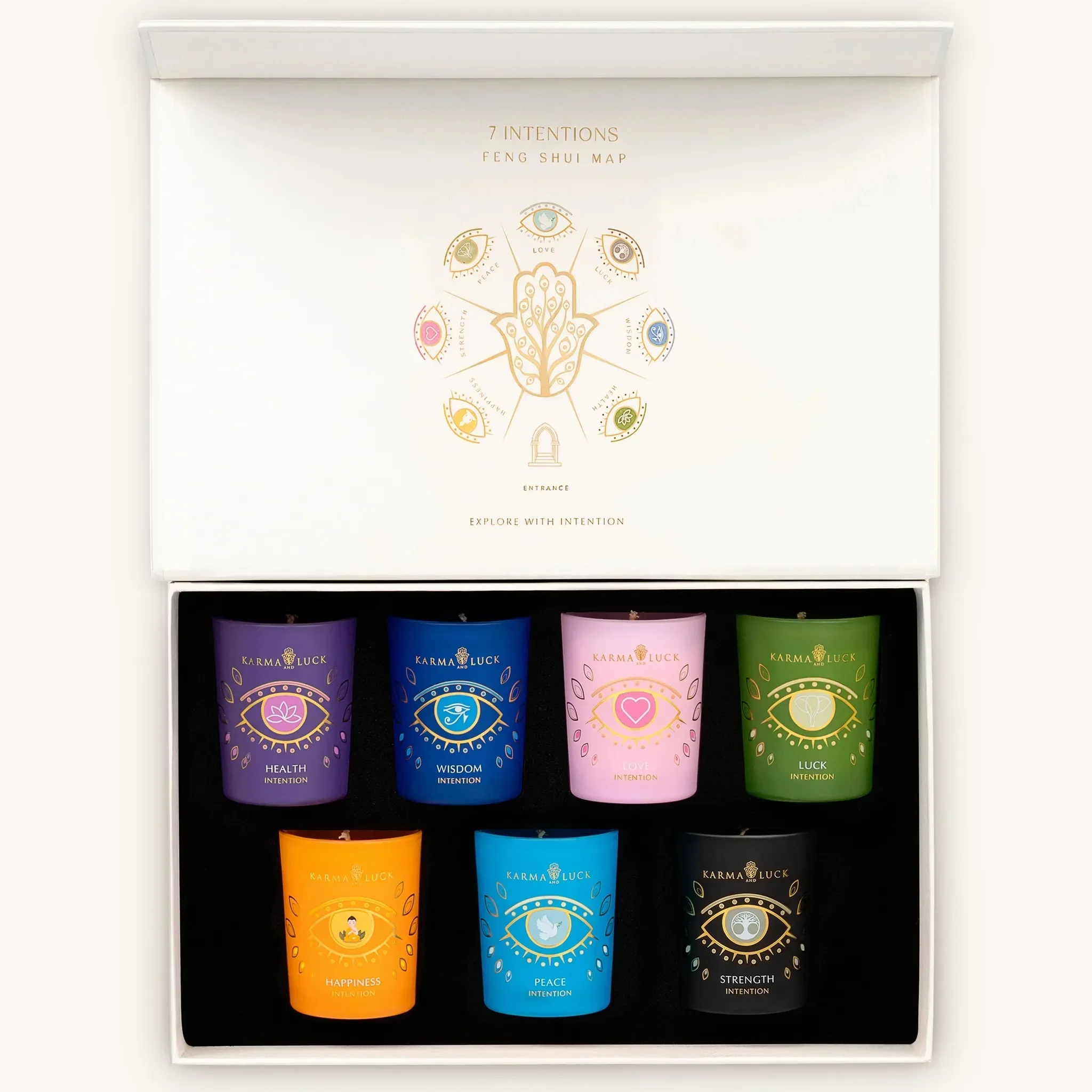 Manifest Peace Seven Intention Candle Set - Image 2
