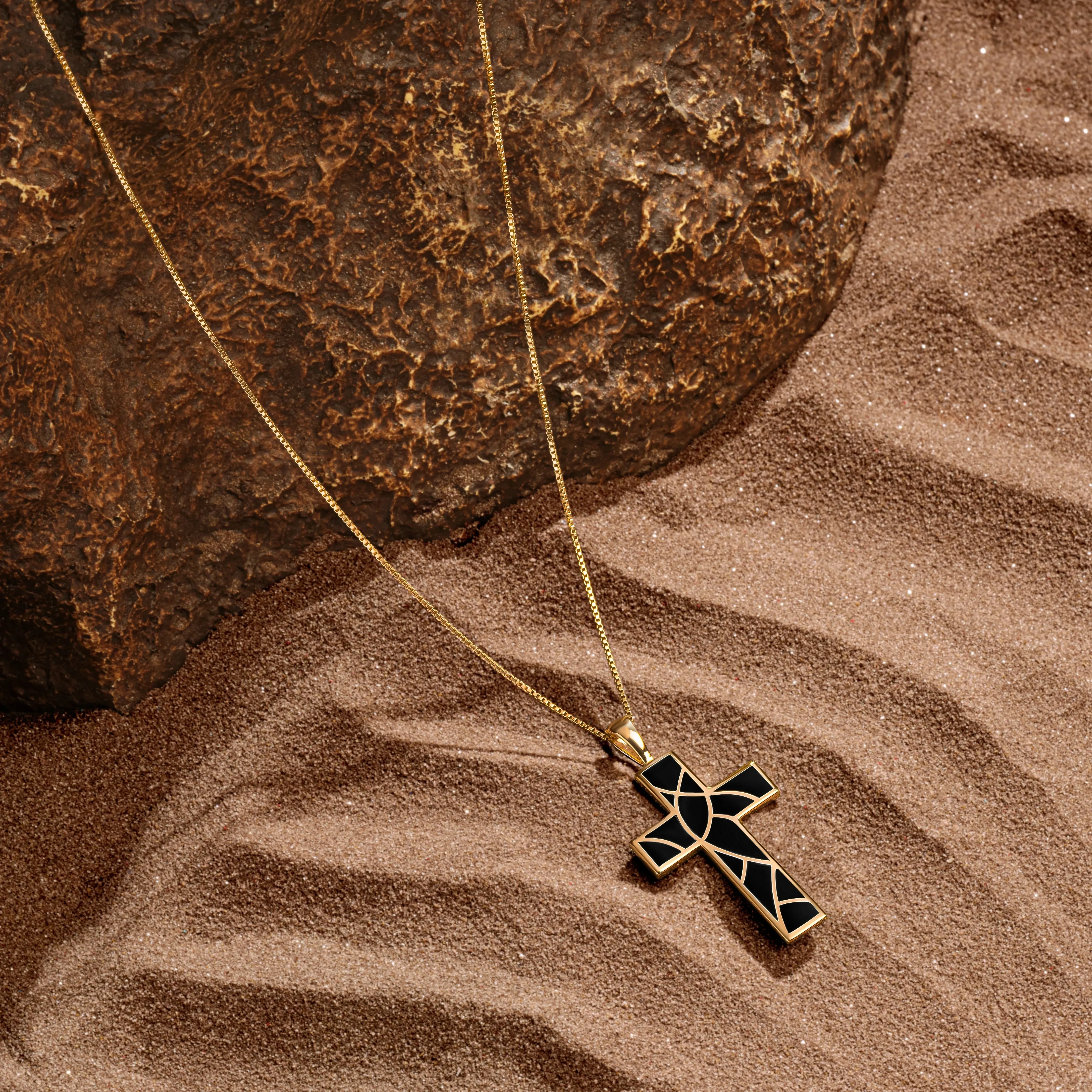 Miraculous Faith Cross Pendant Necklace