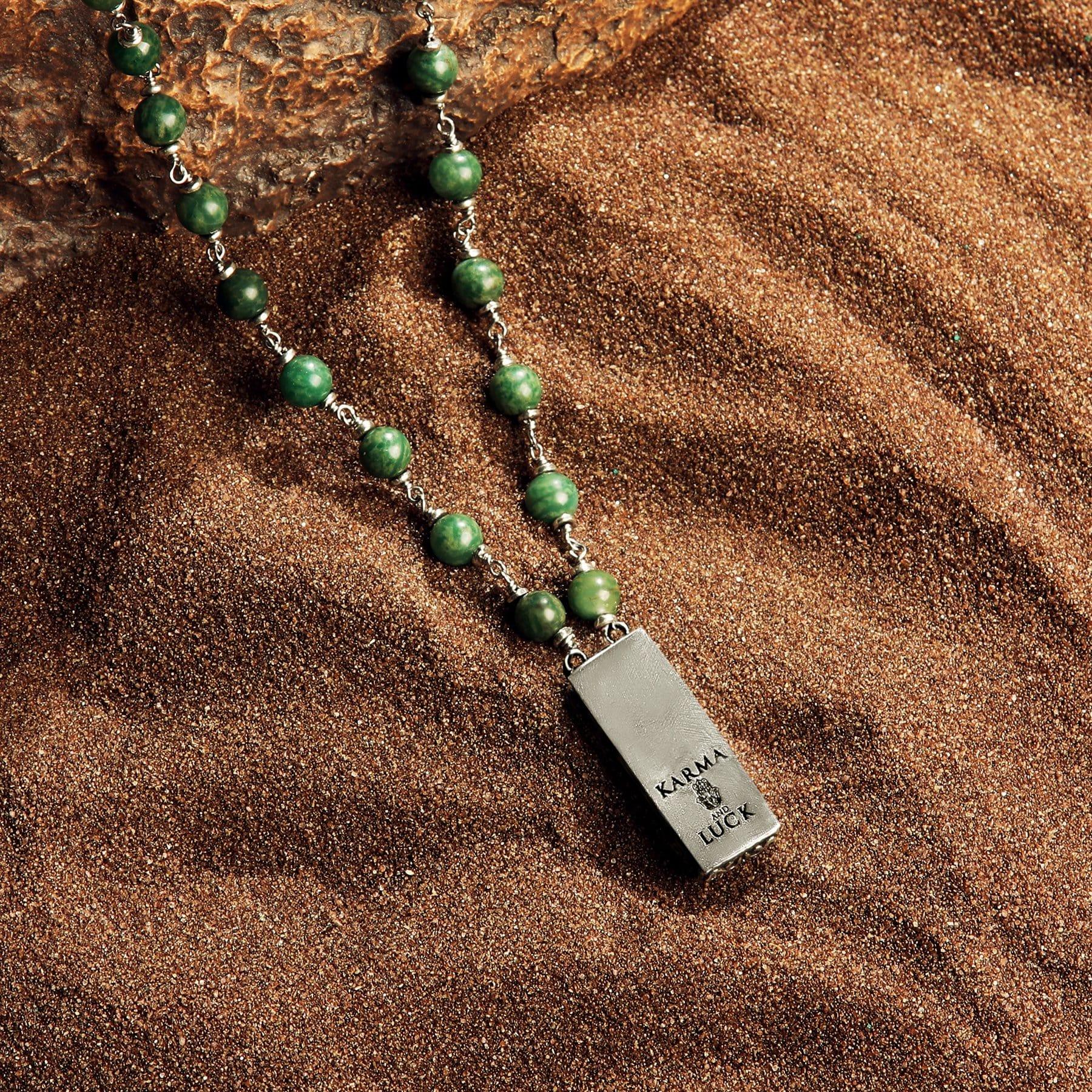 Mystical Power Jade Stone Dragon Charm Necklace - Image 4
