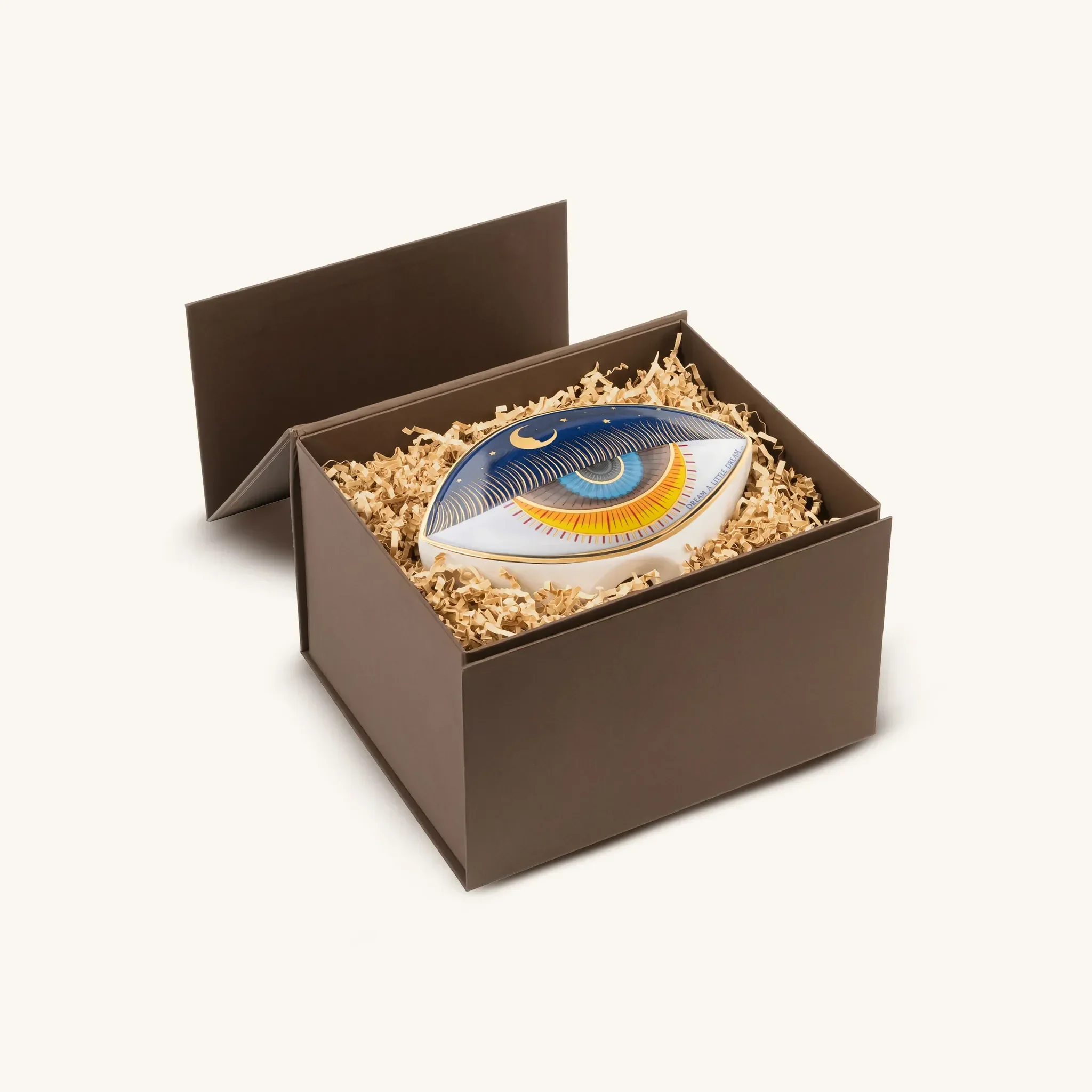 Nocturnal Peace Evil Eye Ceramic Statue - Image 3