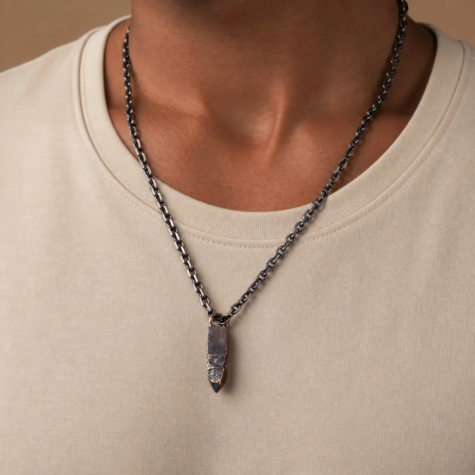 Obsidian Forge Core Balance Pendant Necklace - Image 2