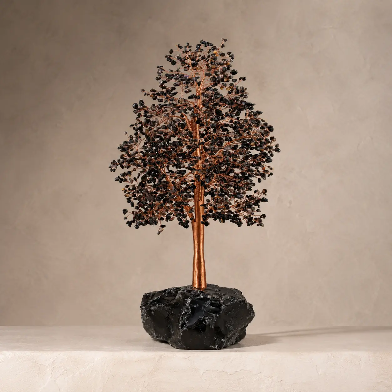 Infinite Awareness Black Onyx Feng Shui Tree - Image 2