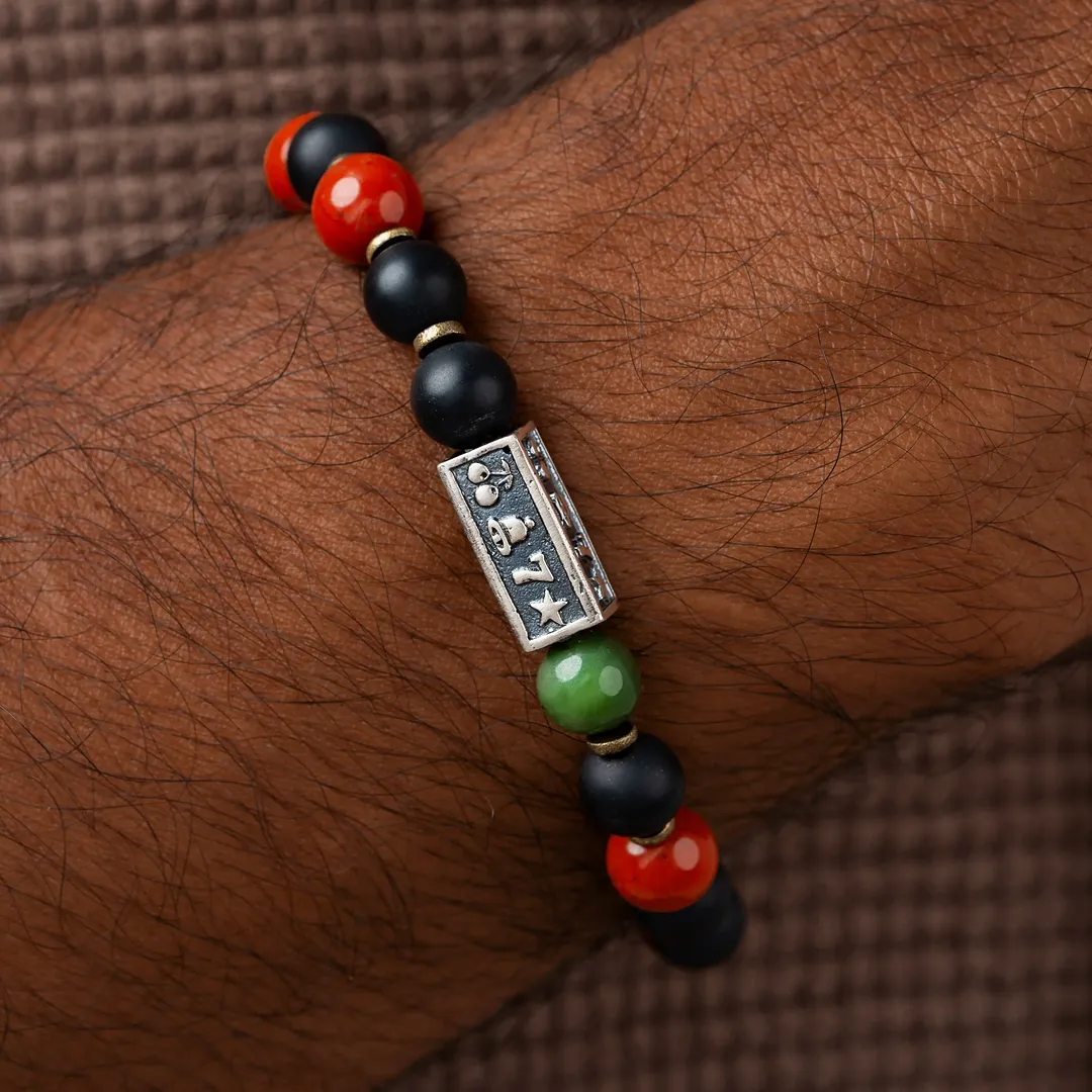 Path of Triumph Men’s Multi-Stone Power Bracelet - Image 2