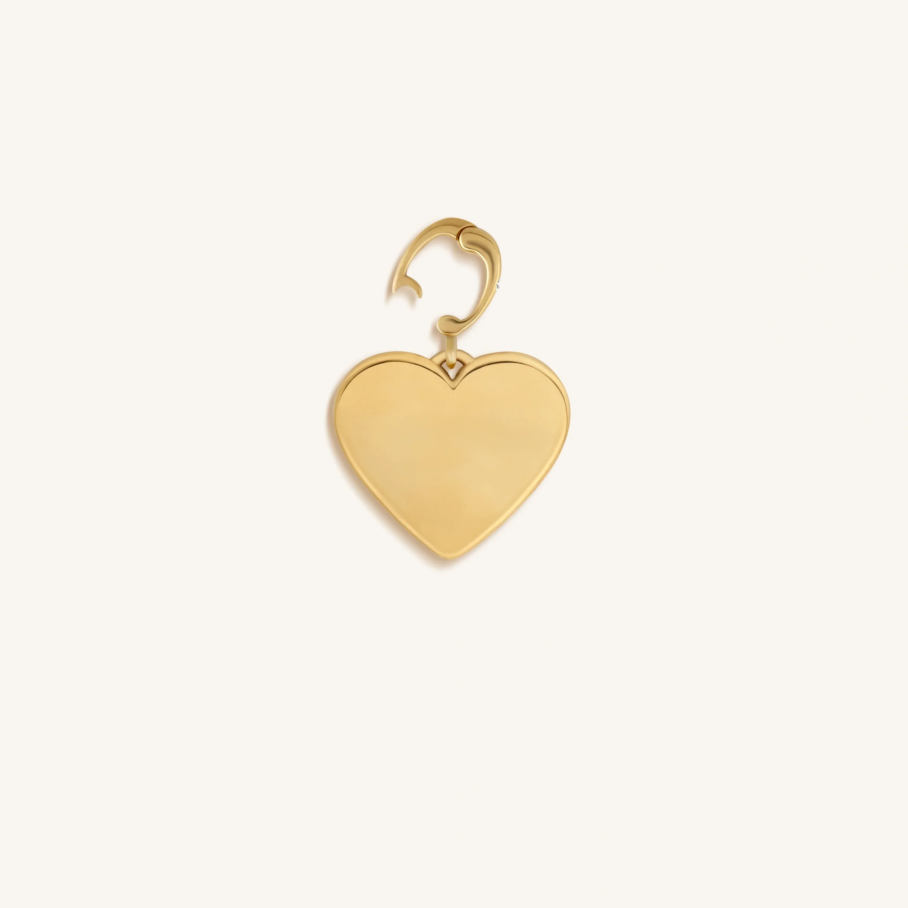 Peaceful Soul Gold Heart Charm - Image 4