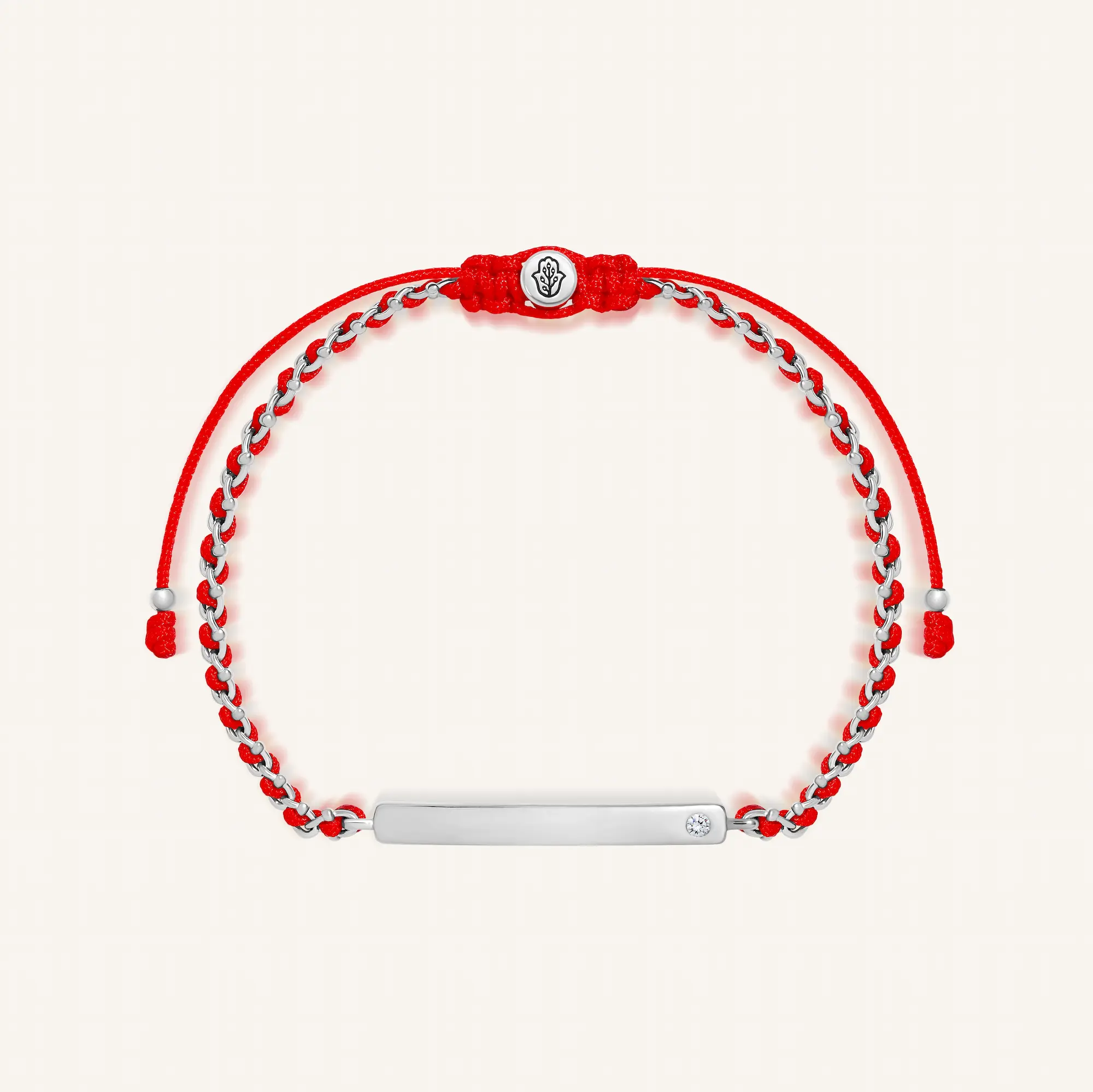 Personalized Intentions Red String Engravable Bracelet - Image 2