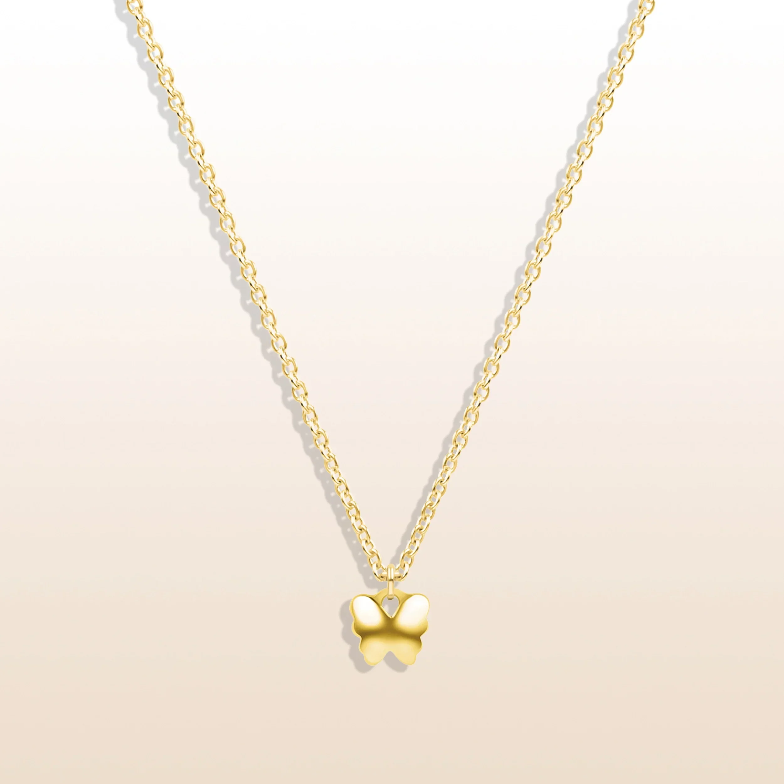 Playful Grace - Butterfly Charm Necklace - Image 4