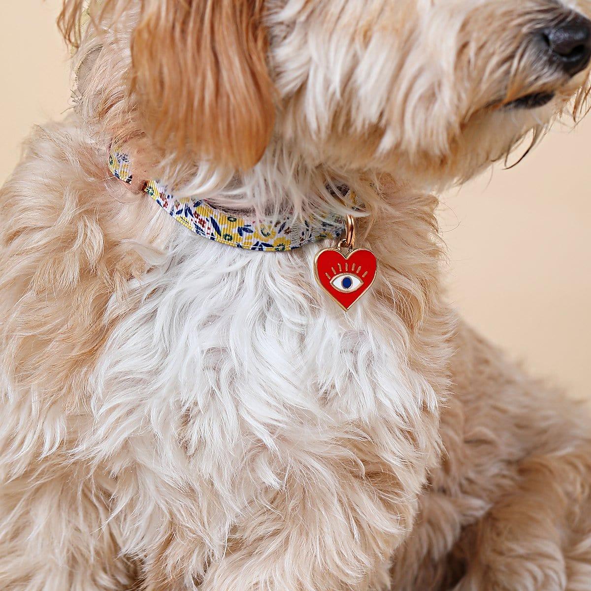 Playful Love - Evil Eye Large Pet Tag - Image 2