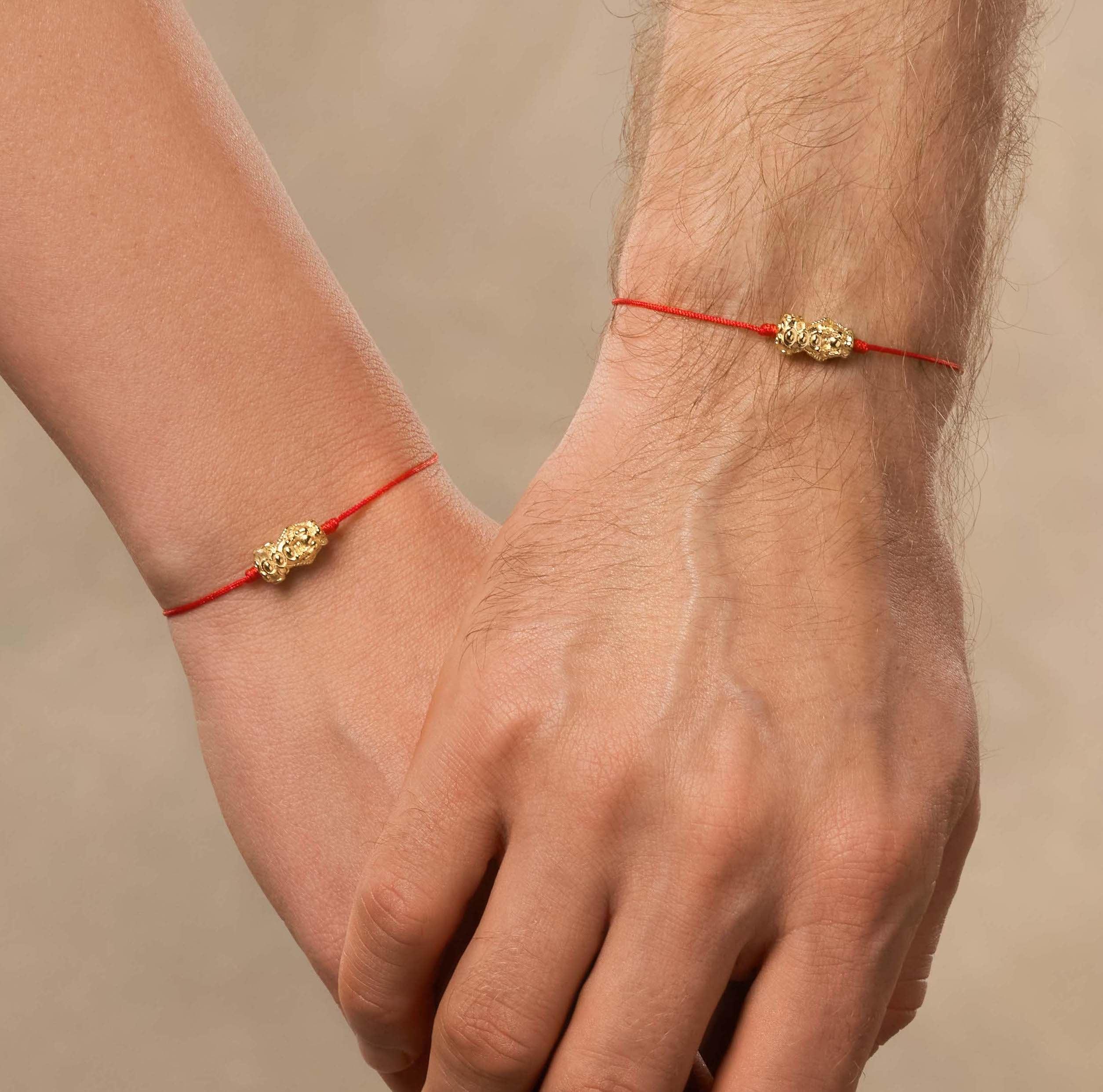 Power of Transformation Men's Red String Bracelet - Image 3