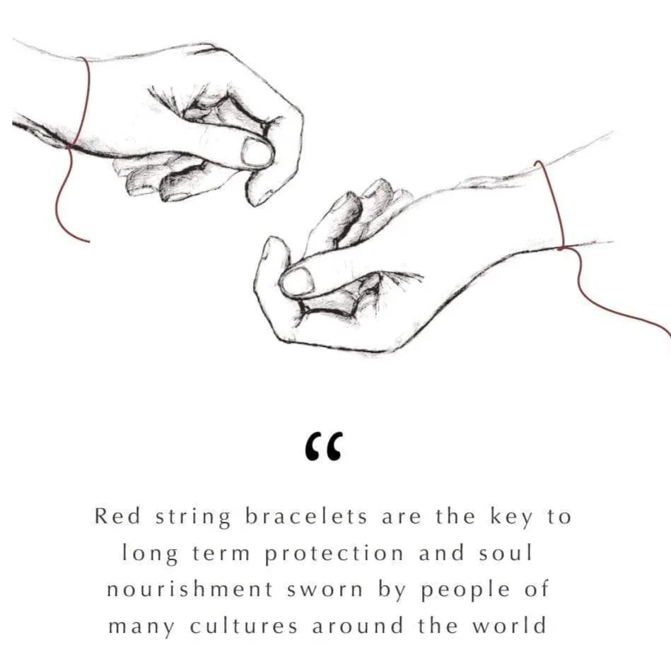 Prevent Harm Red String Evil Eye Charm Bracelet - Image 3