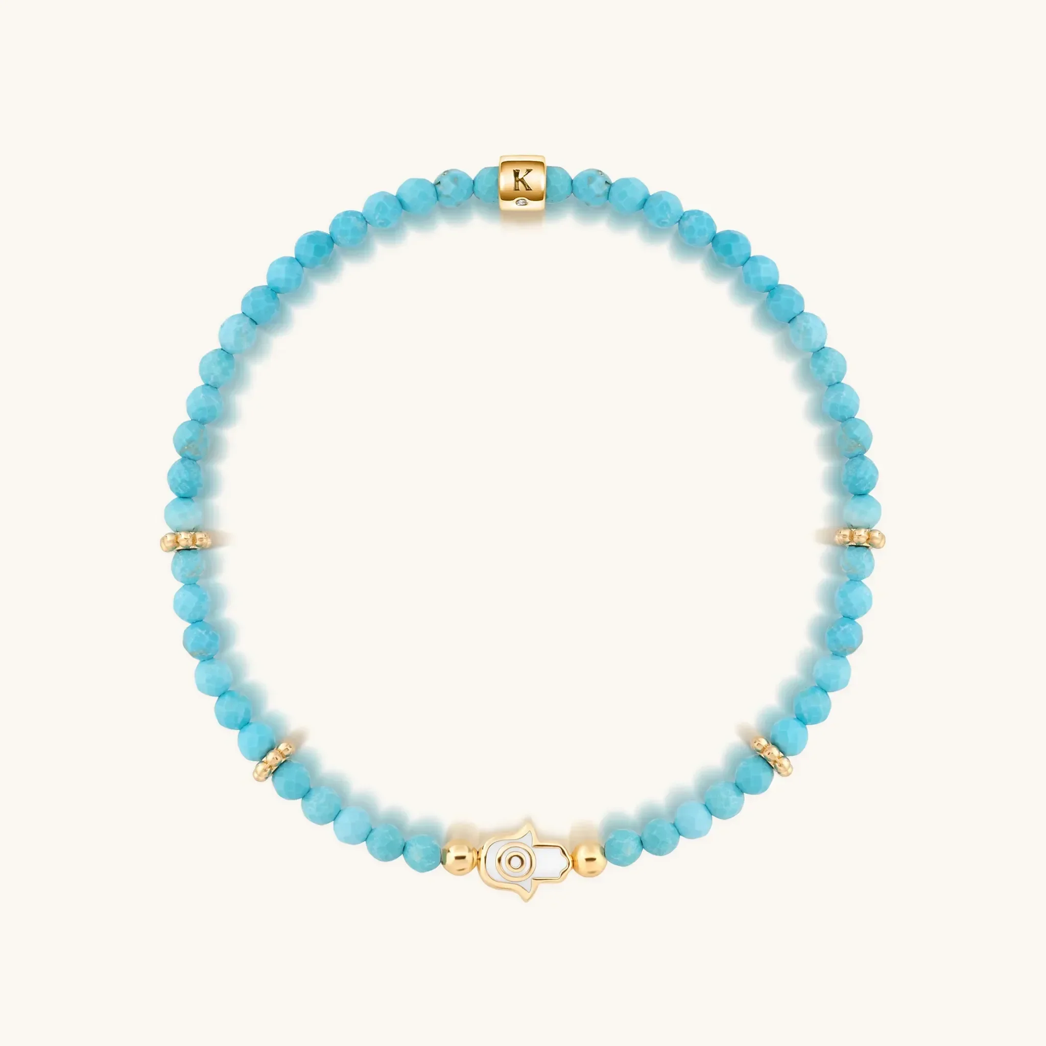 Protected Blessings Turquoise Hamsa Bracelet