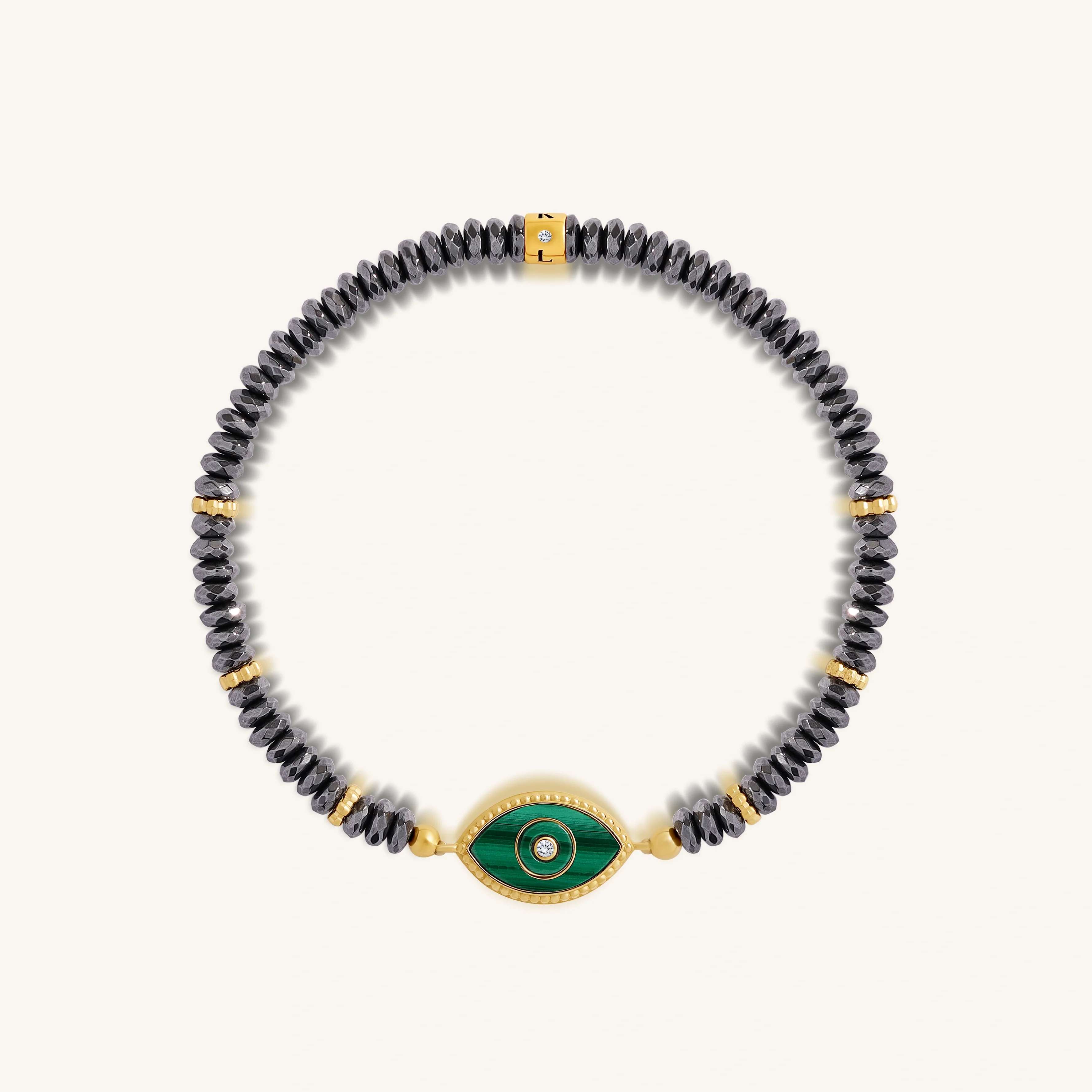 Protective Harmony Hematite & Malachite Bracelet