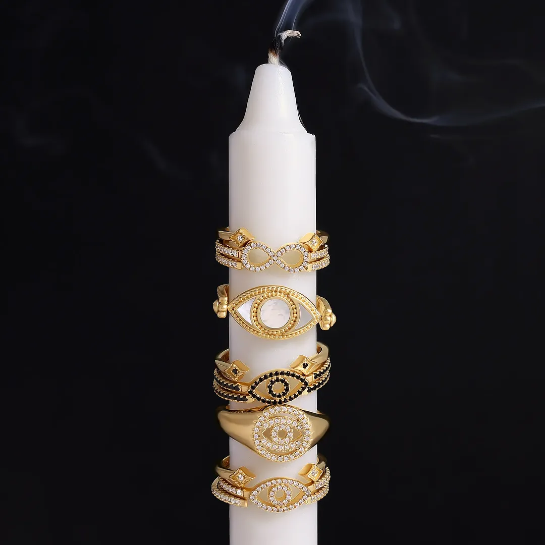 Pure Lustre Guardian Evil Eye Ring - Image 4