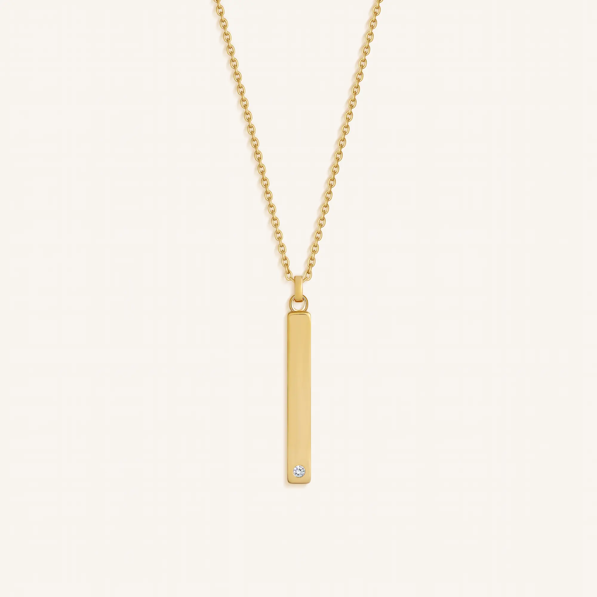 Purpose in Motion Unisex Engravable Necklace