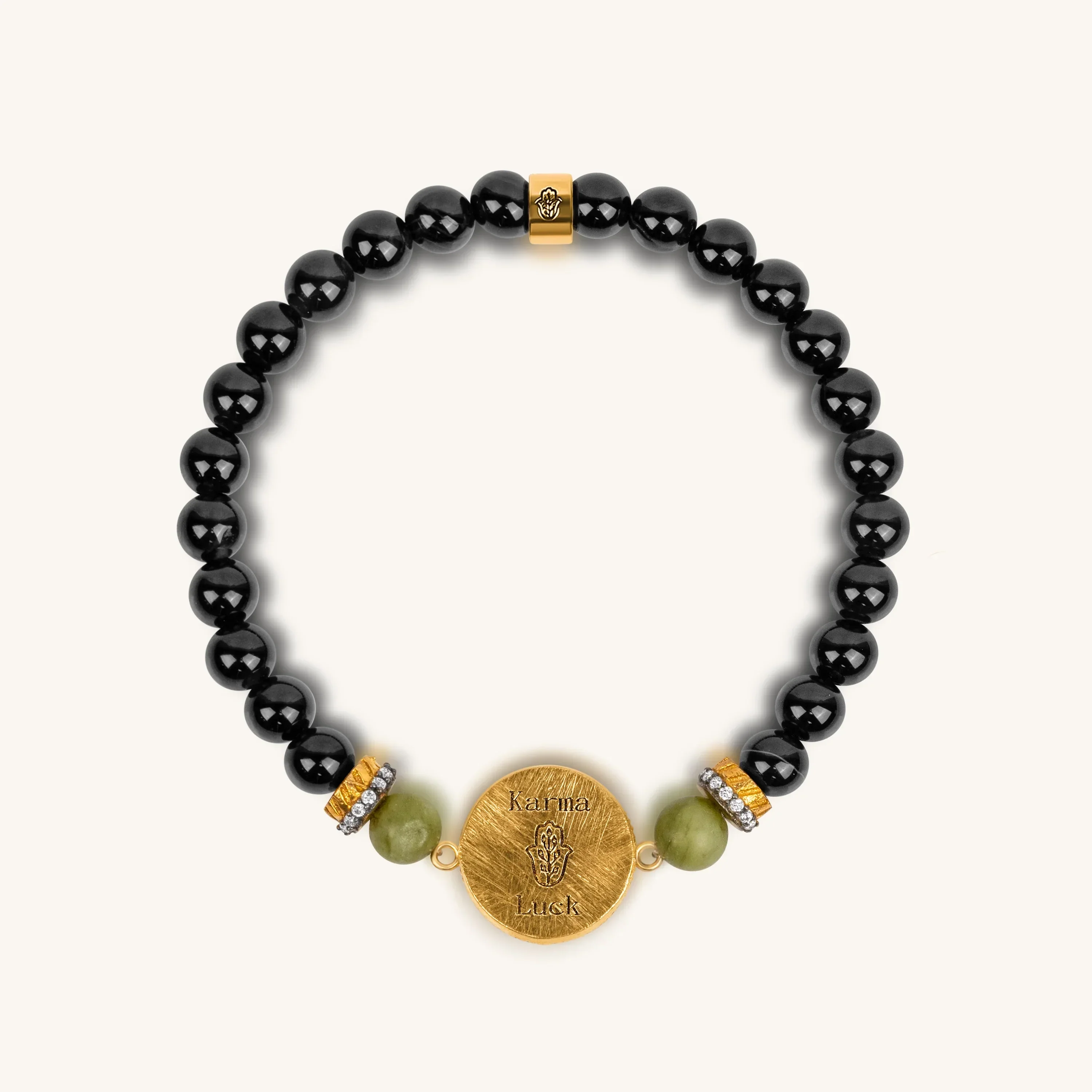 Purposeful Life Hamsa Black Onyx Bracelet - Image 4