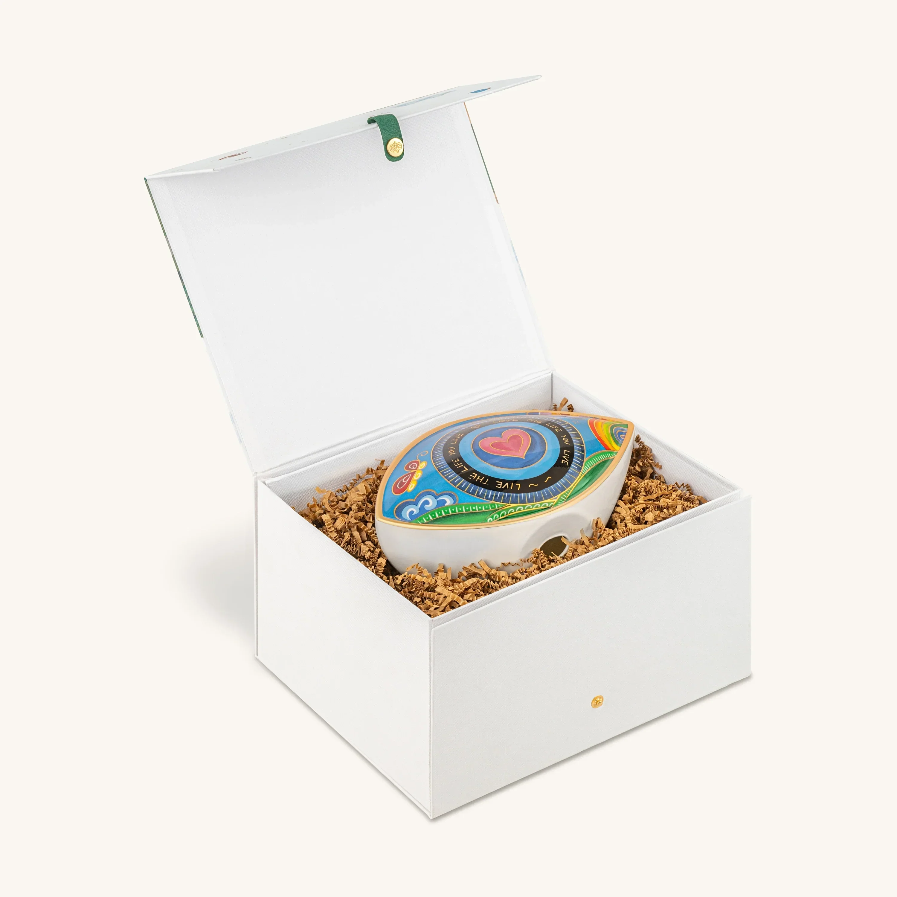 Radiant Bliss Ceramic Evil Eye Statue - Image 4