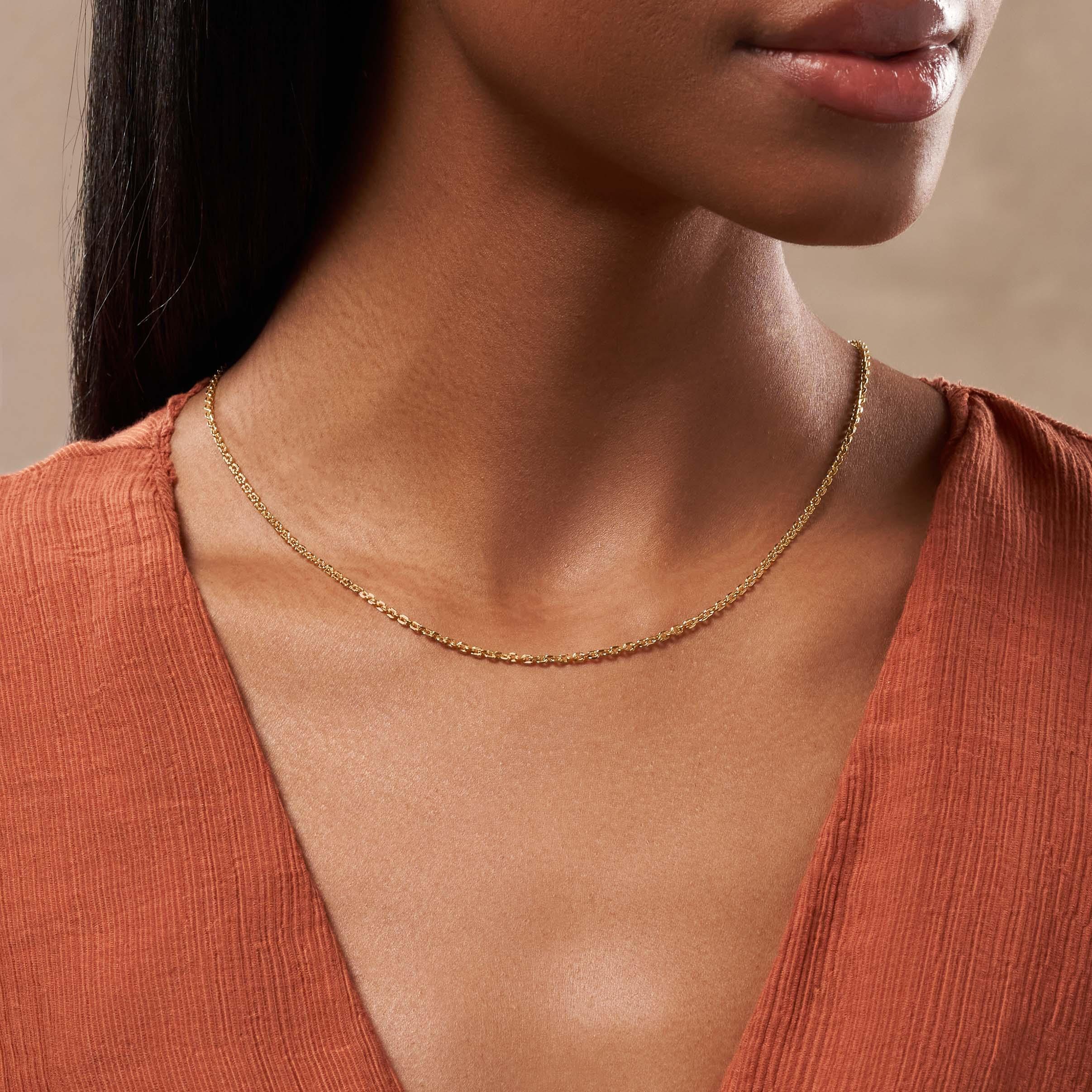 Radiant Harmony Gold Cable Chain - Image 2
