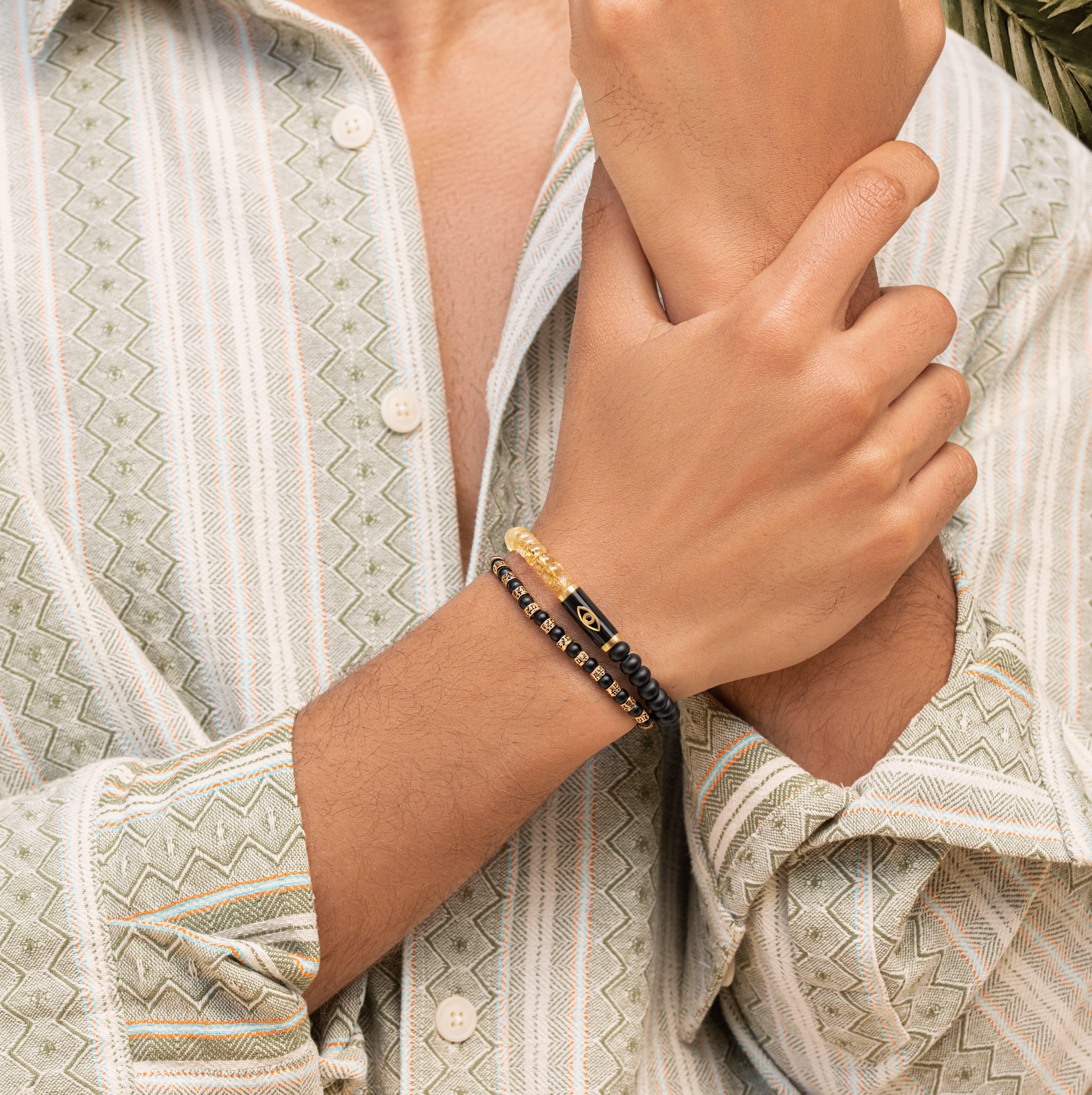 Radiant Joy Citrine Onyx Bracelet - Image 2