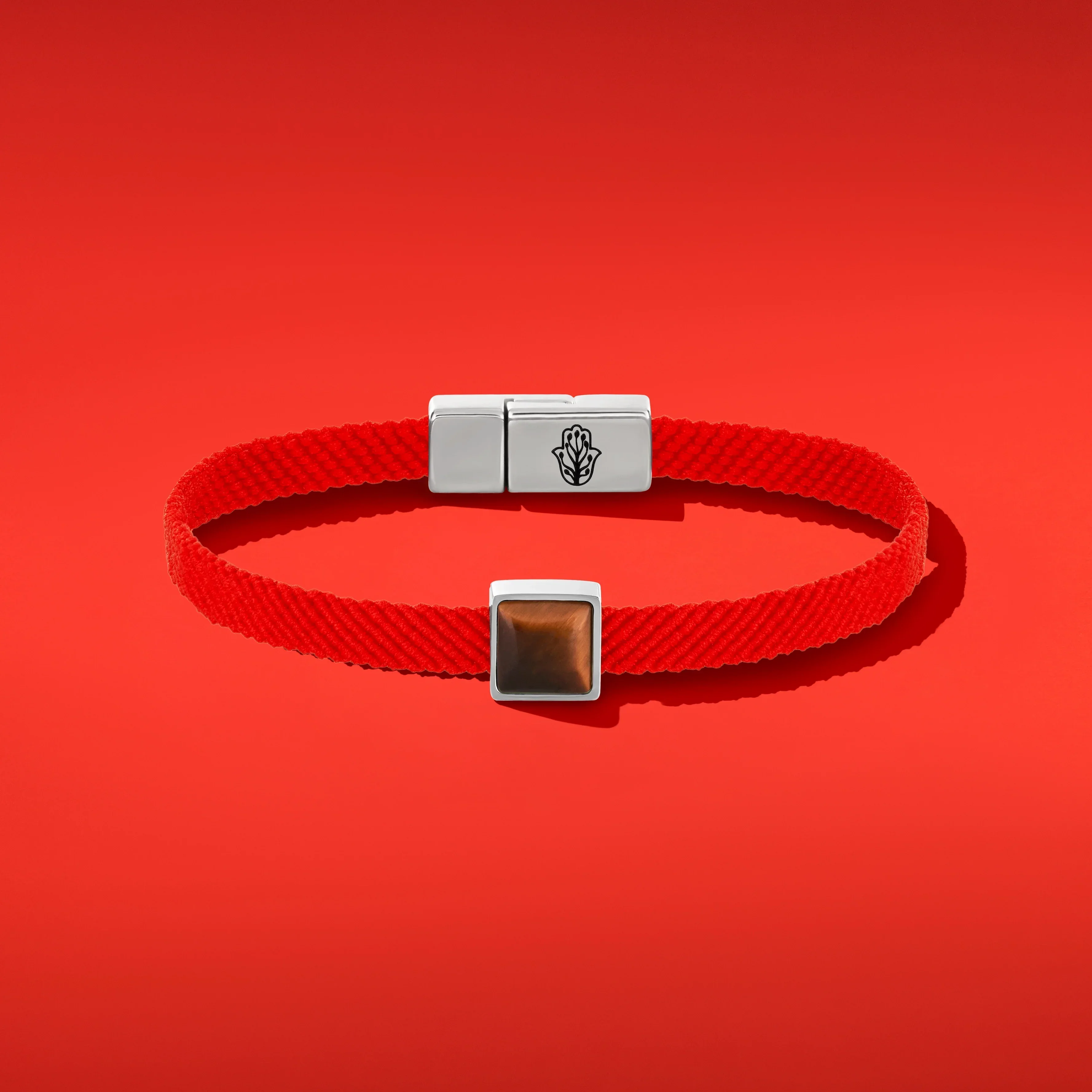 Clear Mind - Tiger's Eye Red String Bracelet - Image 4