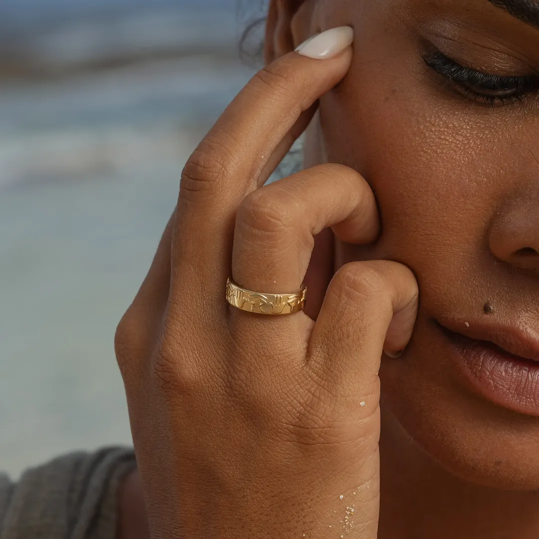 Sacred Vision Horus Hamsa Ring - Image 2