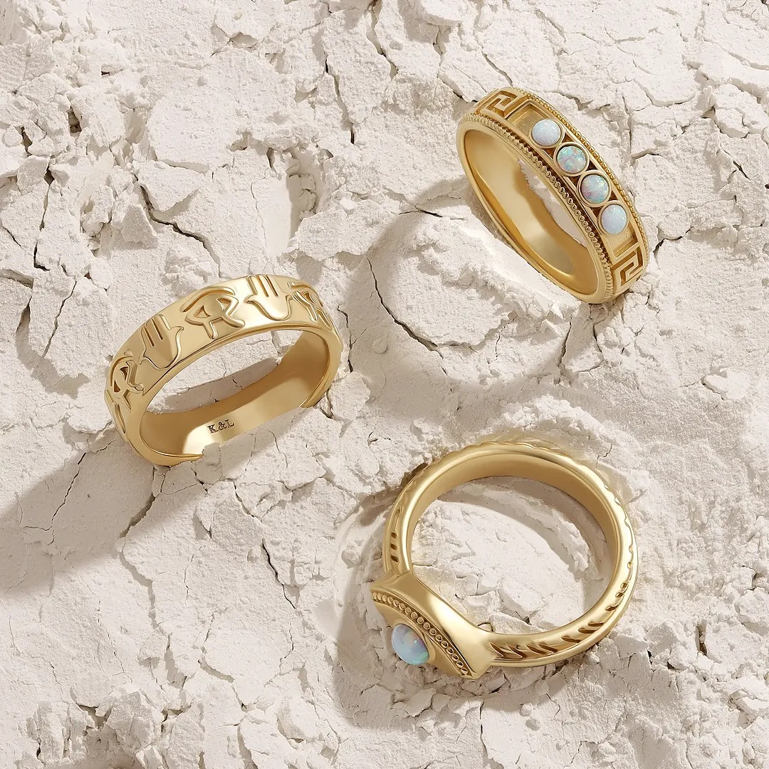 Guardian Glow Opal Evil Eye Ring - Image 4