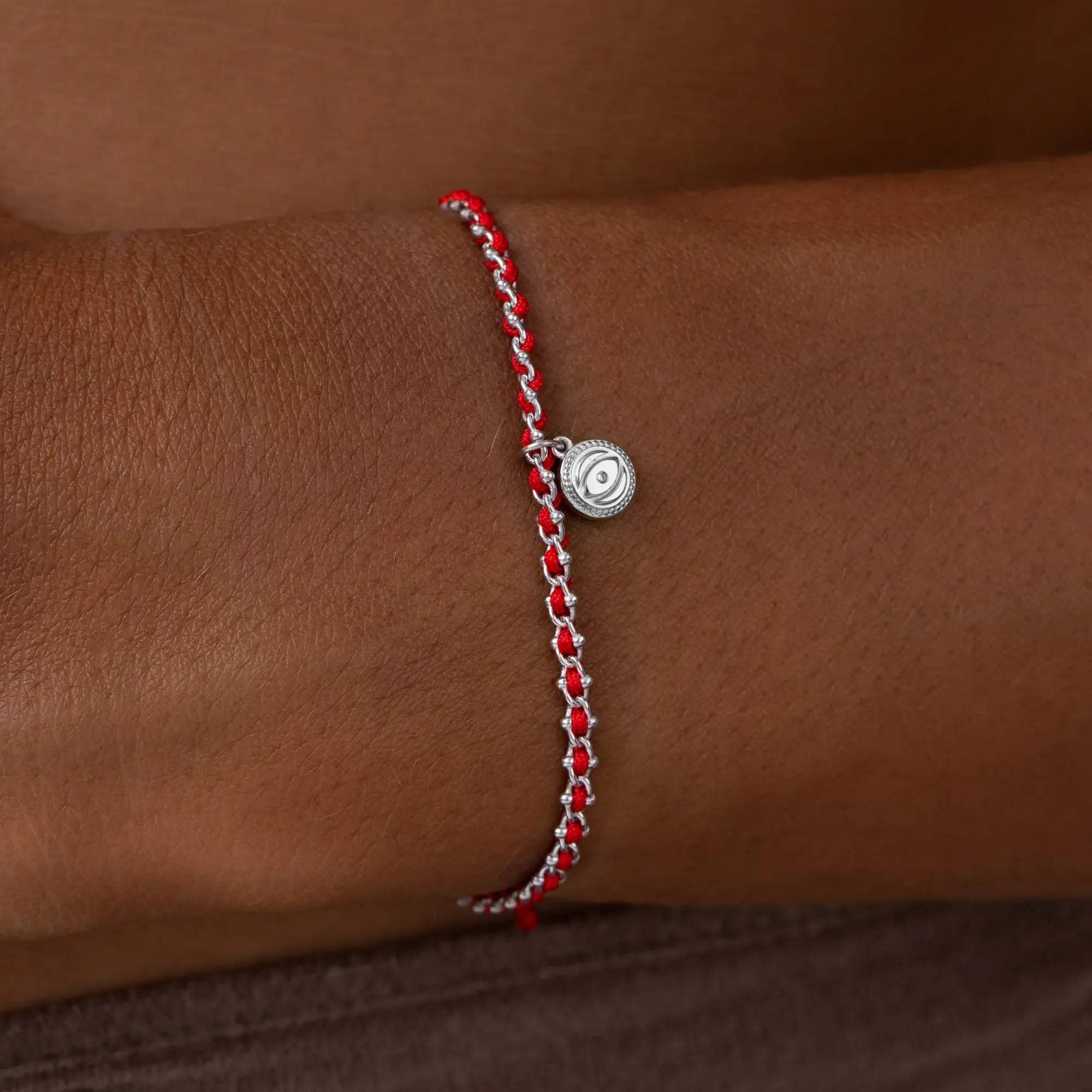 Sacred Vision Red String Evil Eye Bracelet - Image 2