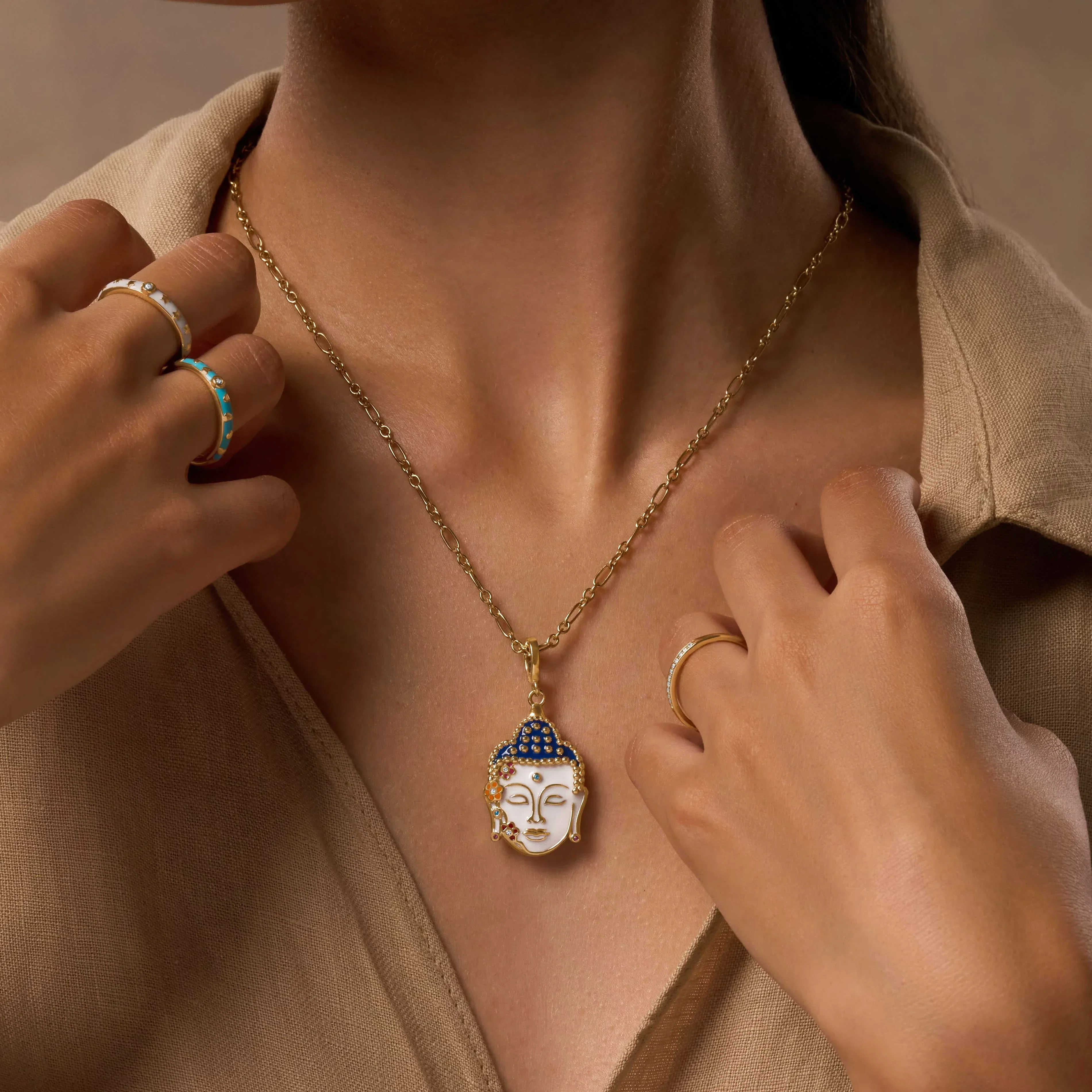 LIMITED EDITION: Seeking Nirvana Buddha Charm Necklace - Image 2
