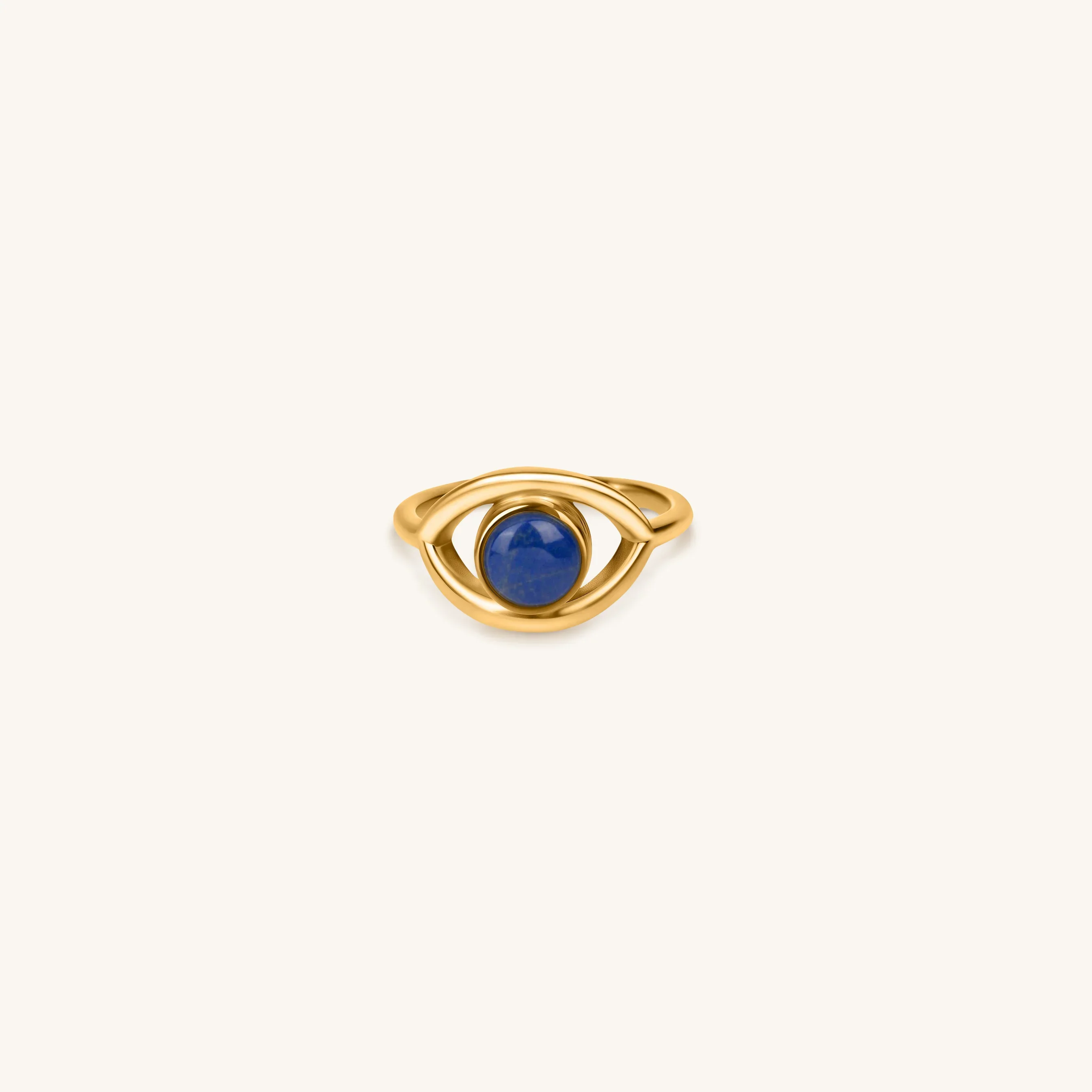 Serene Vision - Lapis Evil Eye Ring - Image 4