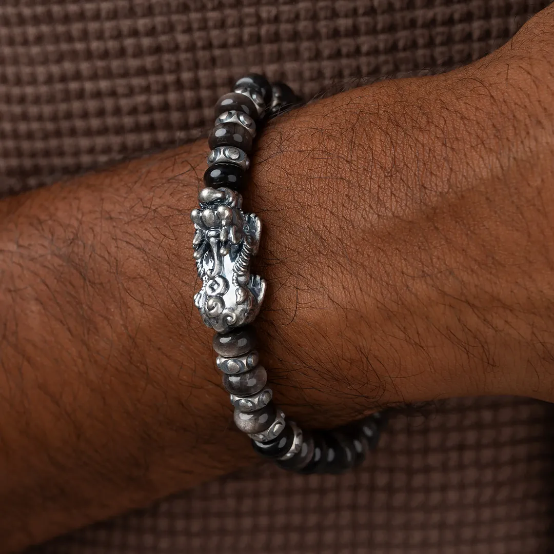 Shadow Strength Obsidian Dragon Bracelet - Image 2