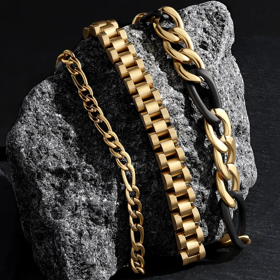 Silent Power Stainless Steel Chain Bracelet - Image 4
