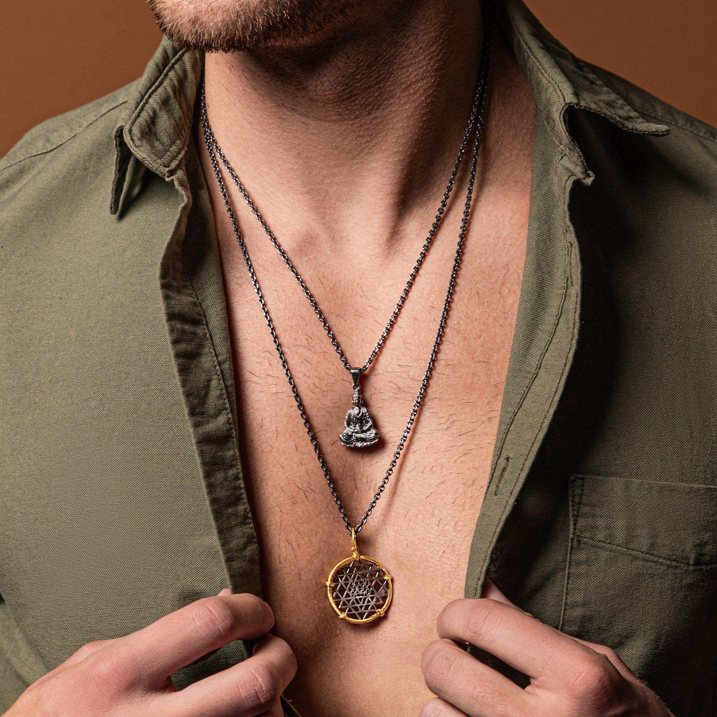 Spiritual Abundance Sri Yantra Pendant Necklace - Image 4
