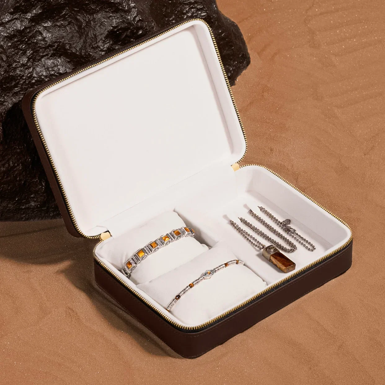 Spiritual Existence Leather Travel Case - Image 2