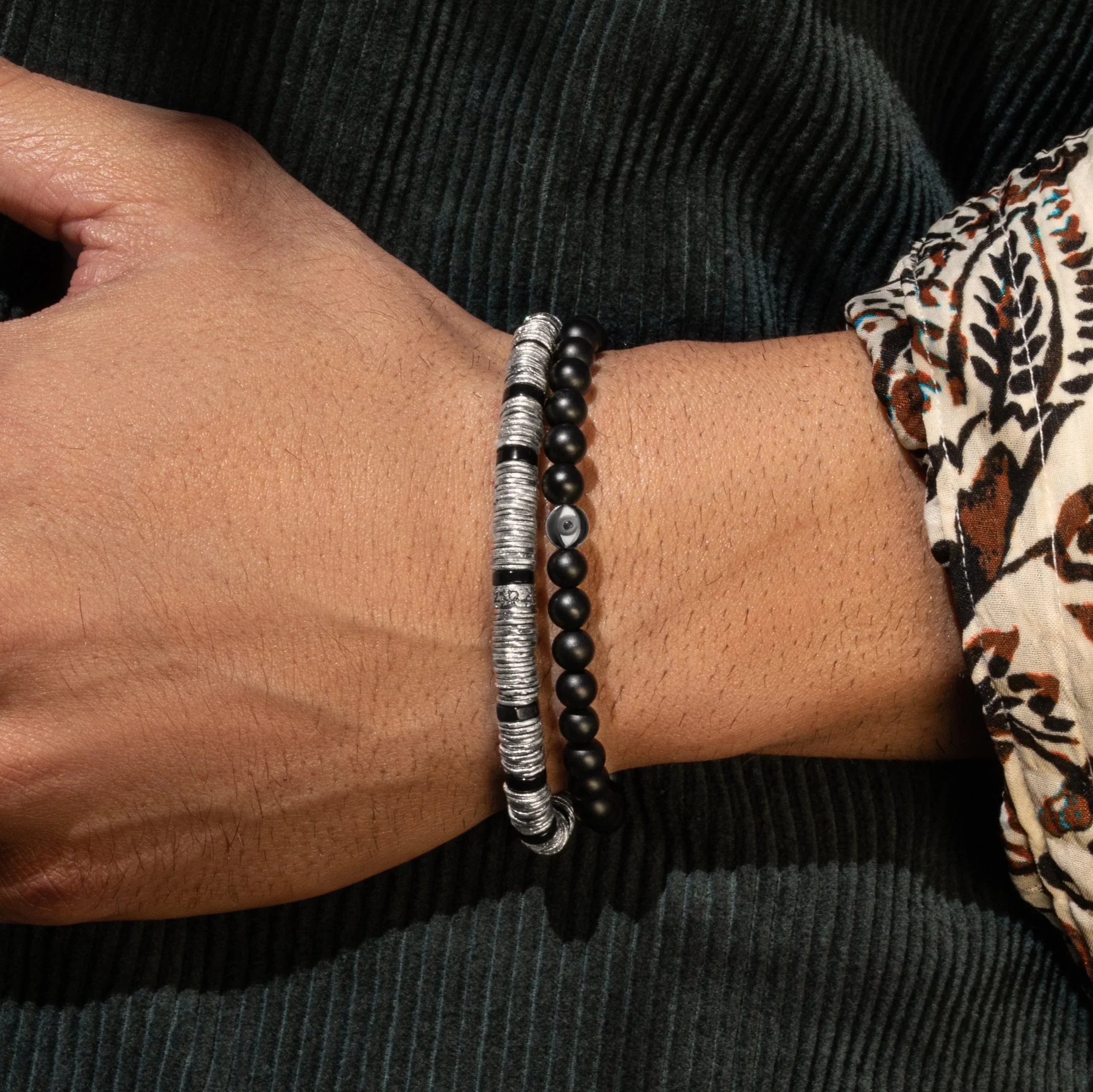 Spiritual Insight Matte Onyx Bracelet - Image 3