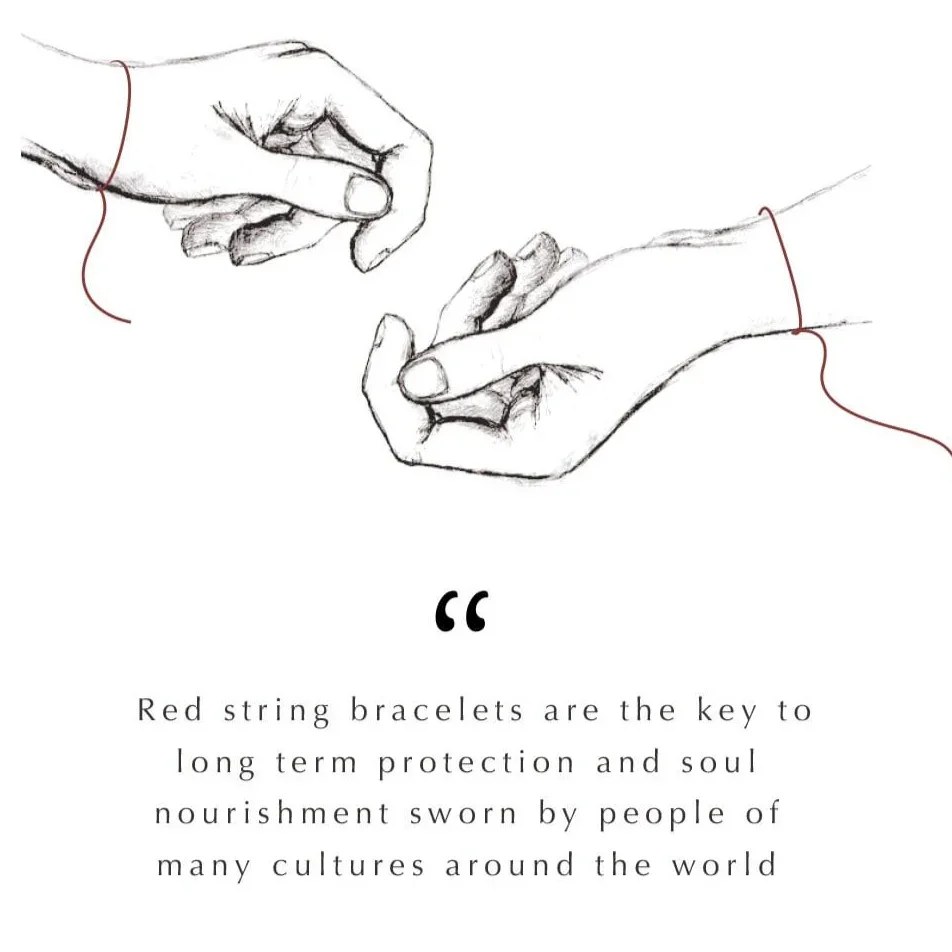 Spiritual Strength Red String Elephant Charm Bracelet - Image 3