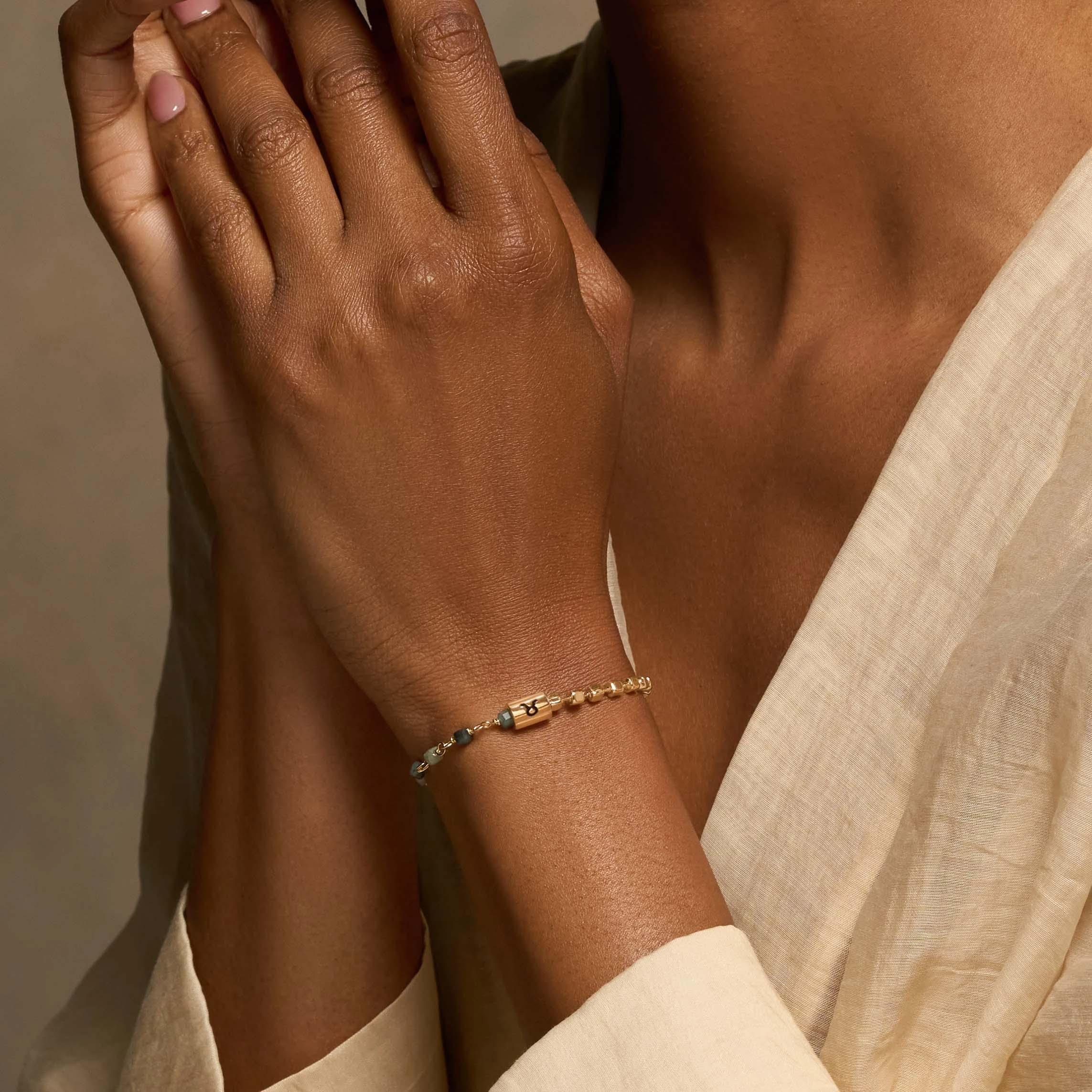 Steadfast Dedication Emerald Taurus Bracelet - Image 2