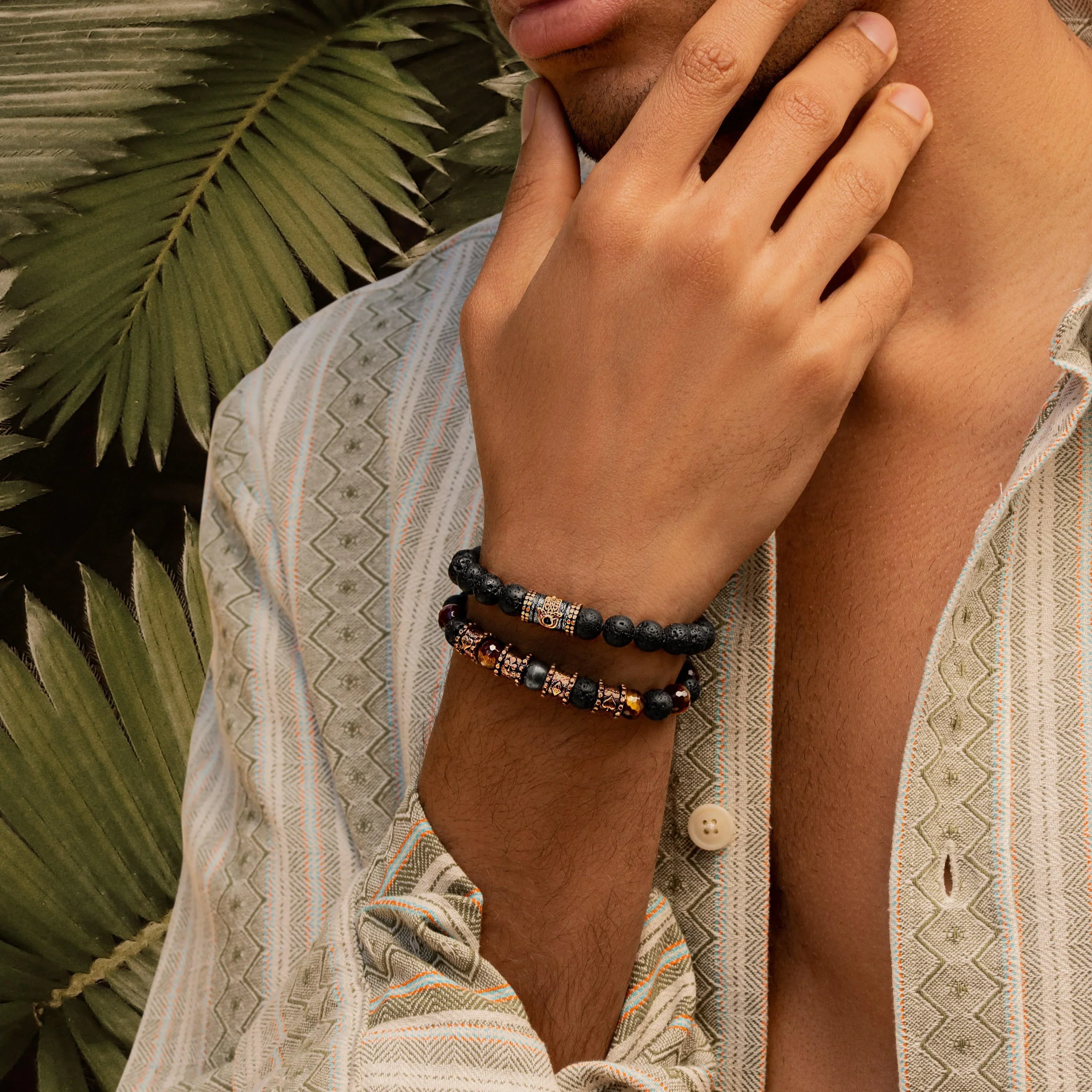 Fierce Protector Lava Stone Bracelet - Image 2