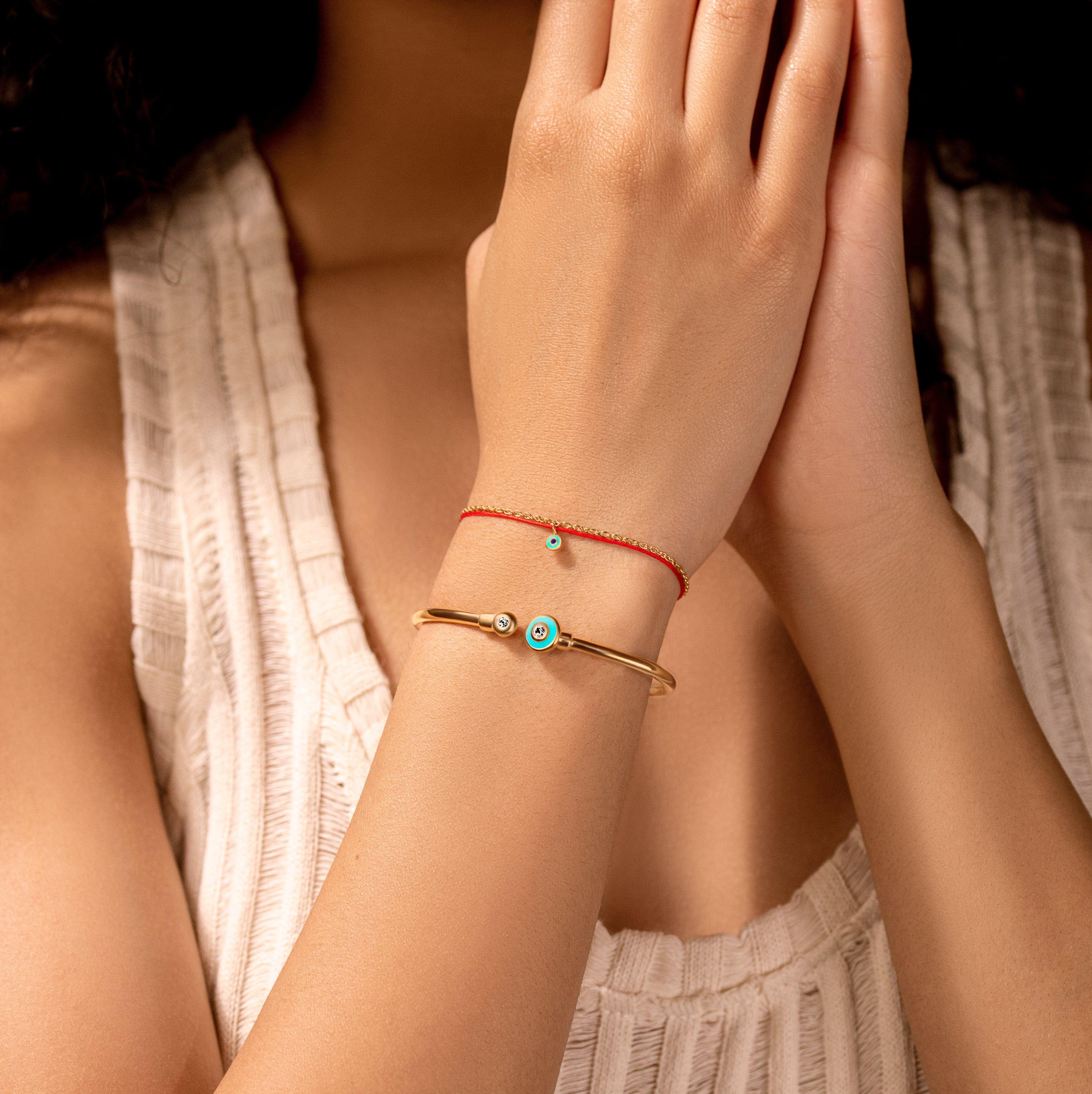 Supreme Guardian Red String Evil Eye Charm Bracelet - Image 2